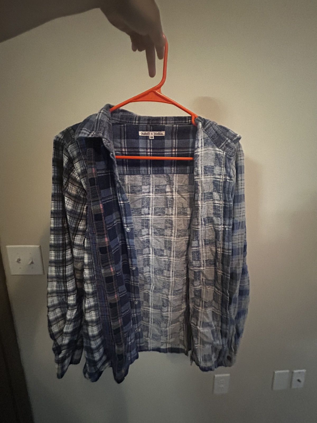 Needles Needles 7 Cuts Zipped Wide Denim Shirt | Grailed