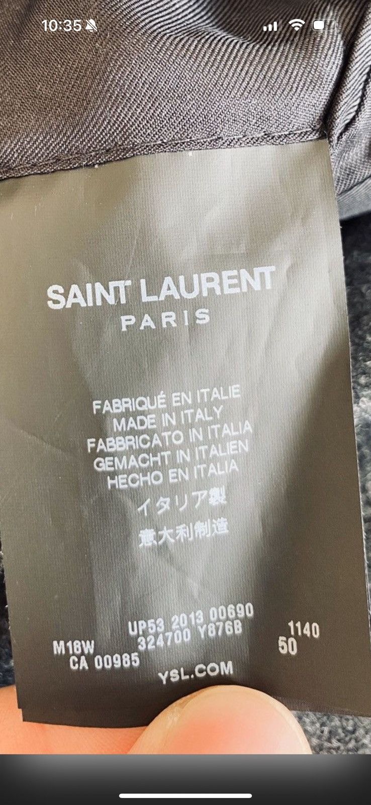 Saint Laurent Paris FW13 Cashmere Chesterfield Coat Size US S / EU 44-46 / 1 - 3 Thumbnail