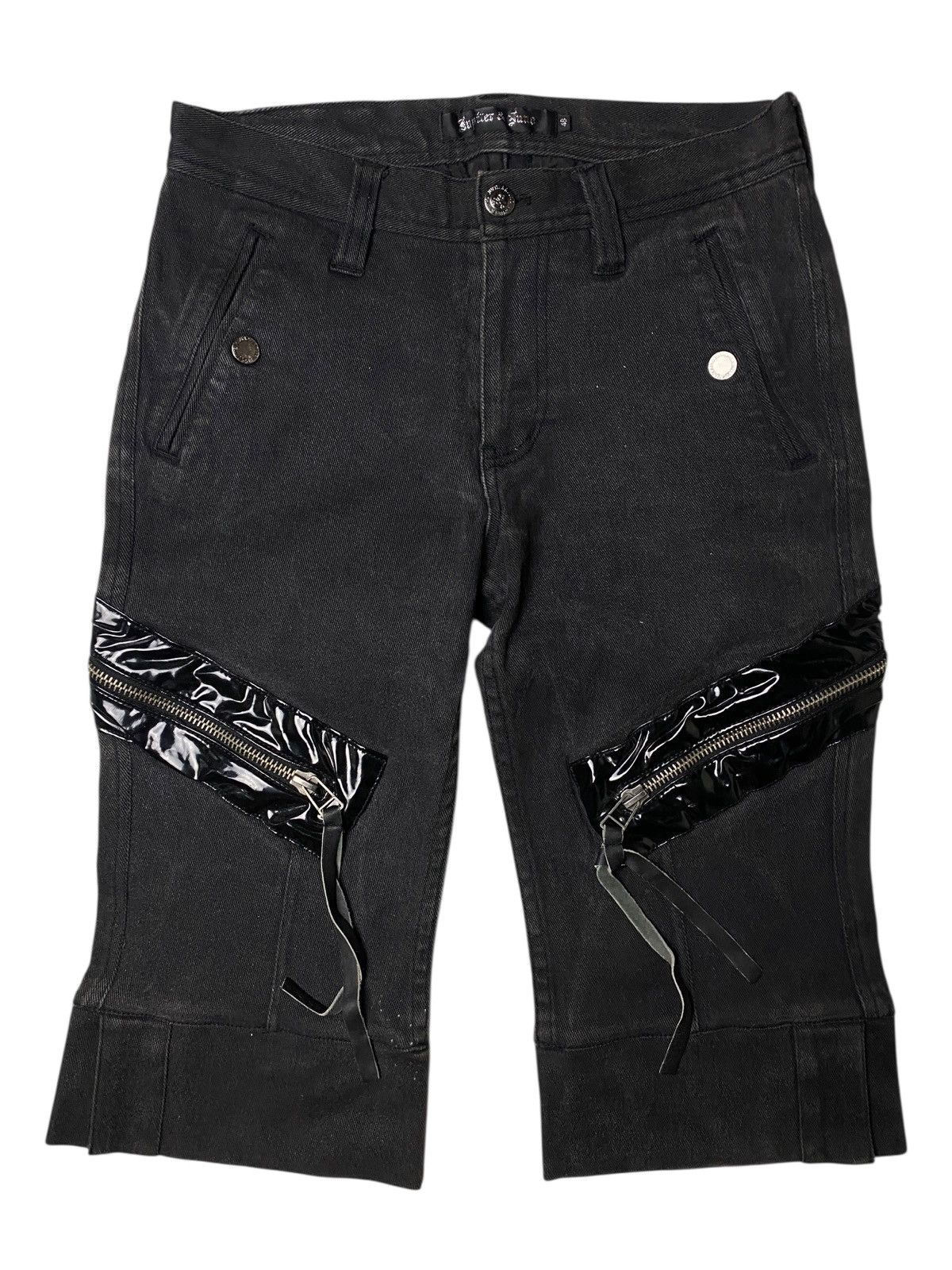 If Six Was Nine 2000's Jupiter Juno Skull Shorts Size US 26 / EU 42 - 1 Thumbnail
