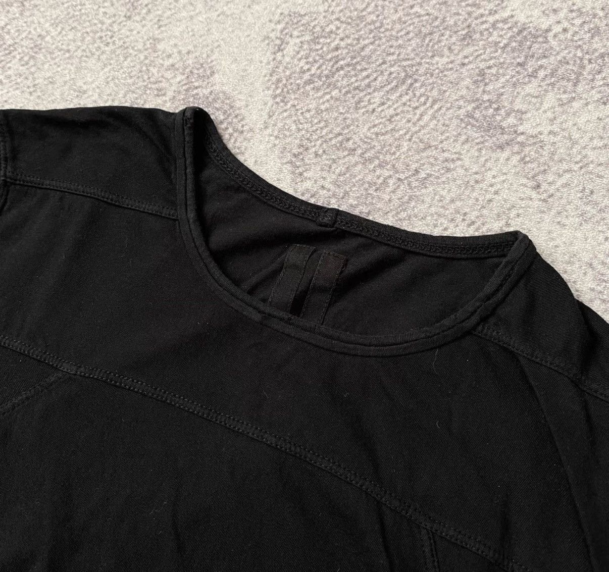 Rick Owens Rick Owens Paneled Deconstructed Short Sleeve Tee Size S / US 4 / IT 40 - 3 Thumbnail