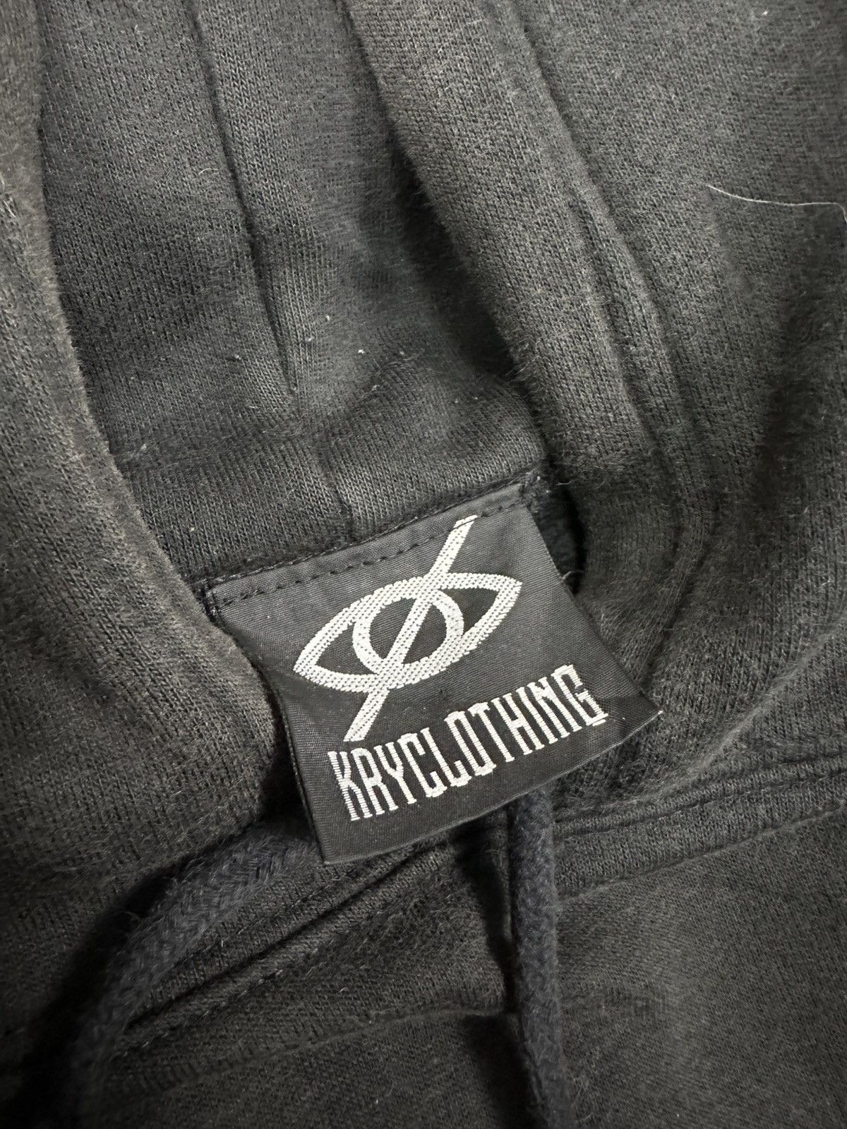 14th Addiction Kryclothing Tokyo Darkside Long Sun Faded Hoodie Z302 Size US XL / EU 56 / 4 - 11 Thumbnail