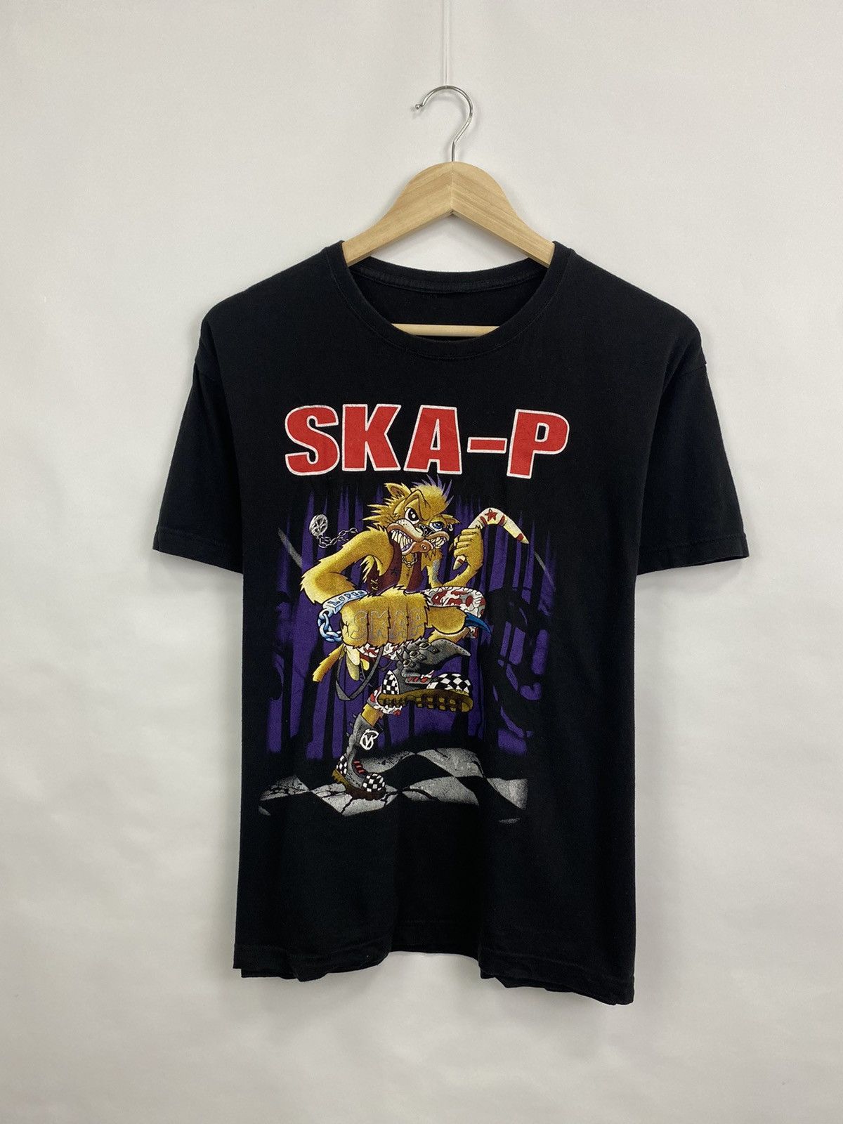 Band Tees Vintage 90s Ska-P Punk Band Printed T-Shirt Rare Retro Hype Size US M / EU 48-50 / 2 - 2 Thumbnail