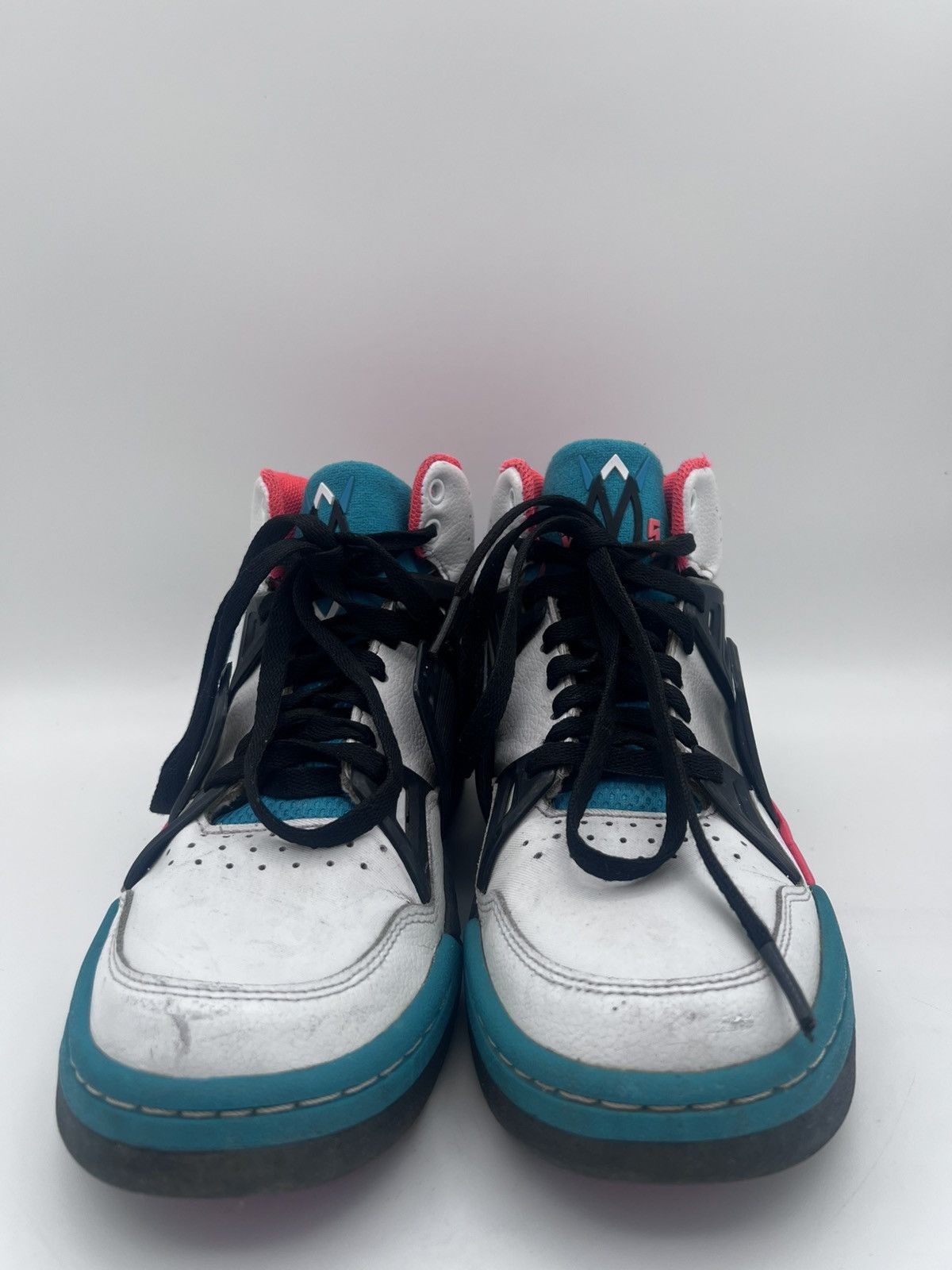 Other Adidas Mutumbo 2 Size 8.5 Mens White Teal Orange Size US 8.5 / EU 41-42 - 2 Thumbnail