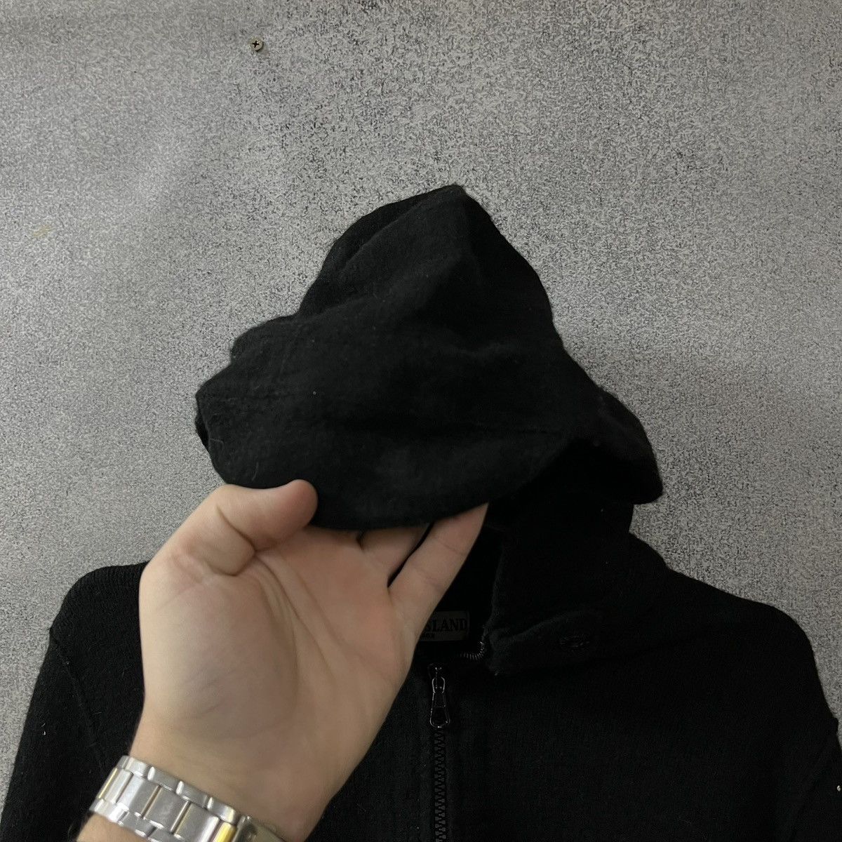 Stone Island Vintage Stone Island Wool Zip Hoodie Size US M / EU 48-50 / 2 - 5 Thumbnail