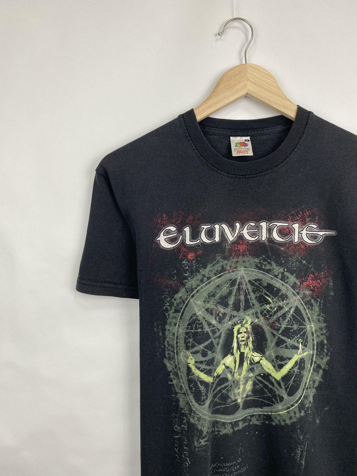 Fruit Of The Loom 🇨🇭 Vintage Eluveitie Folk Metal Band T-shirt Switzerland Rare Size US M / EU 48-50 / 2 - 2 Thumbnail