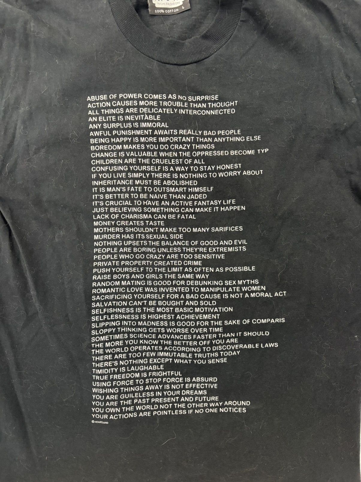 Vintage Jenny Holzer Truism tshirt Size US L / EU 52-54 / 3 - 6 Thumbnail