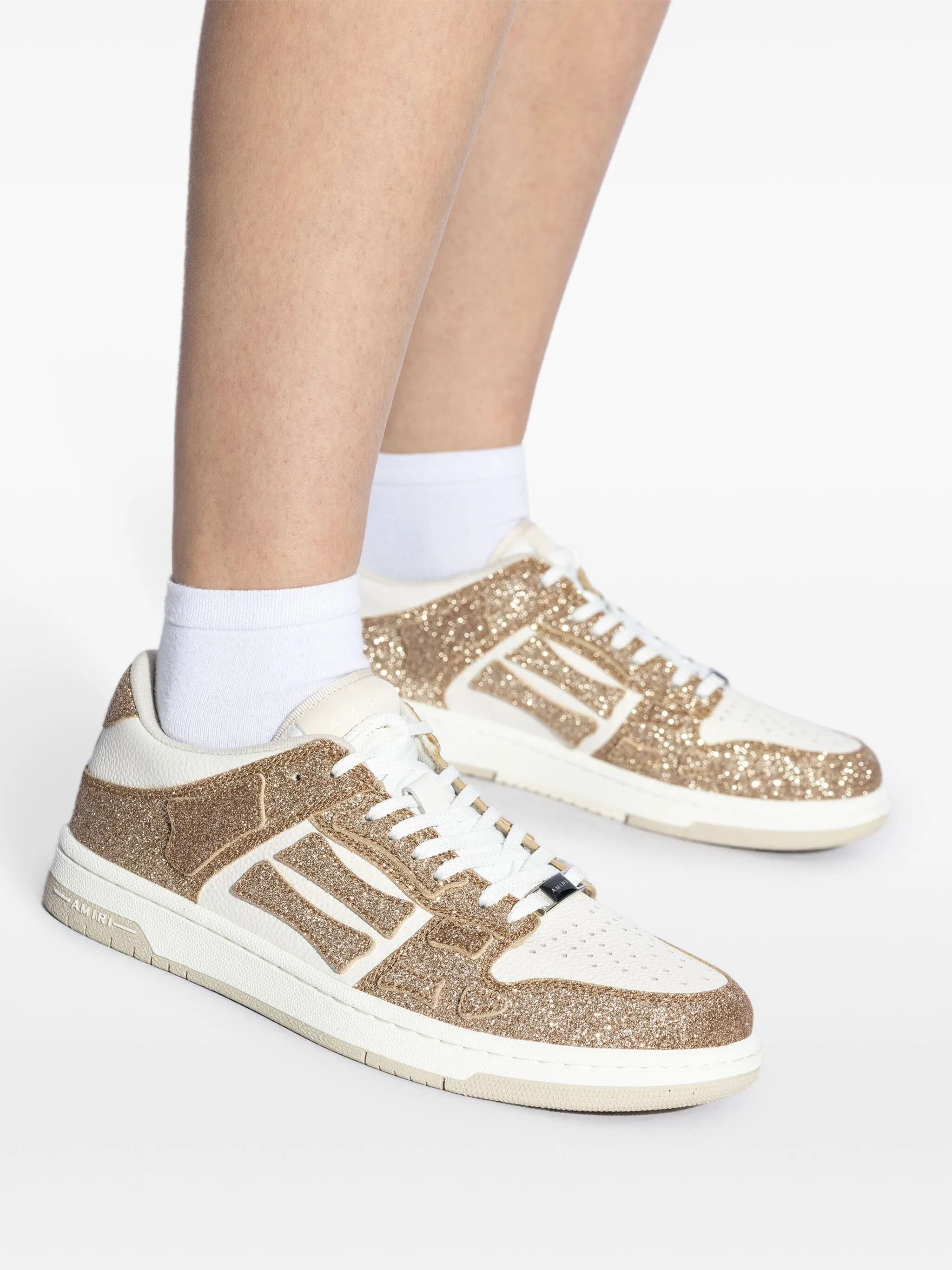 Amiri o1s1wg111125 Sunset Skate Glitter Sneakers in Multicolor Size US 9 / IT 39 - 5 Thumbnail