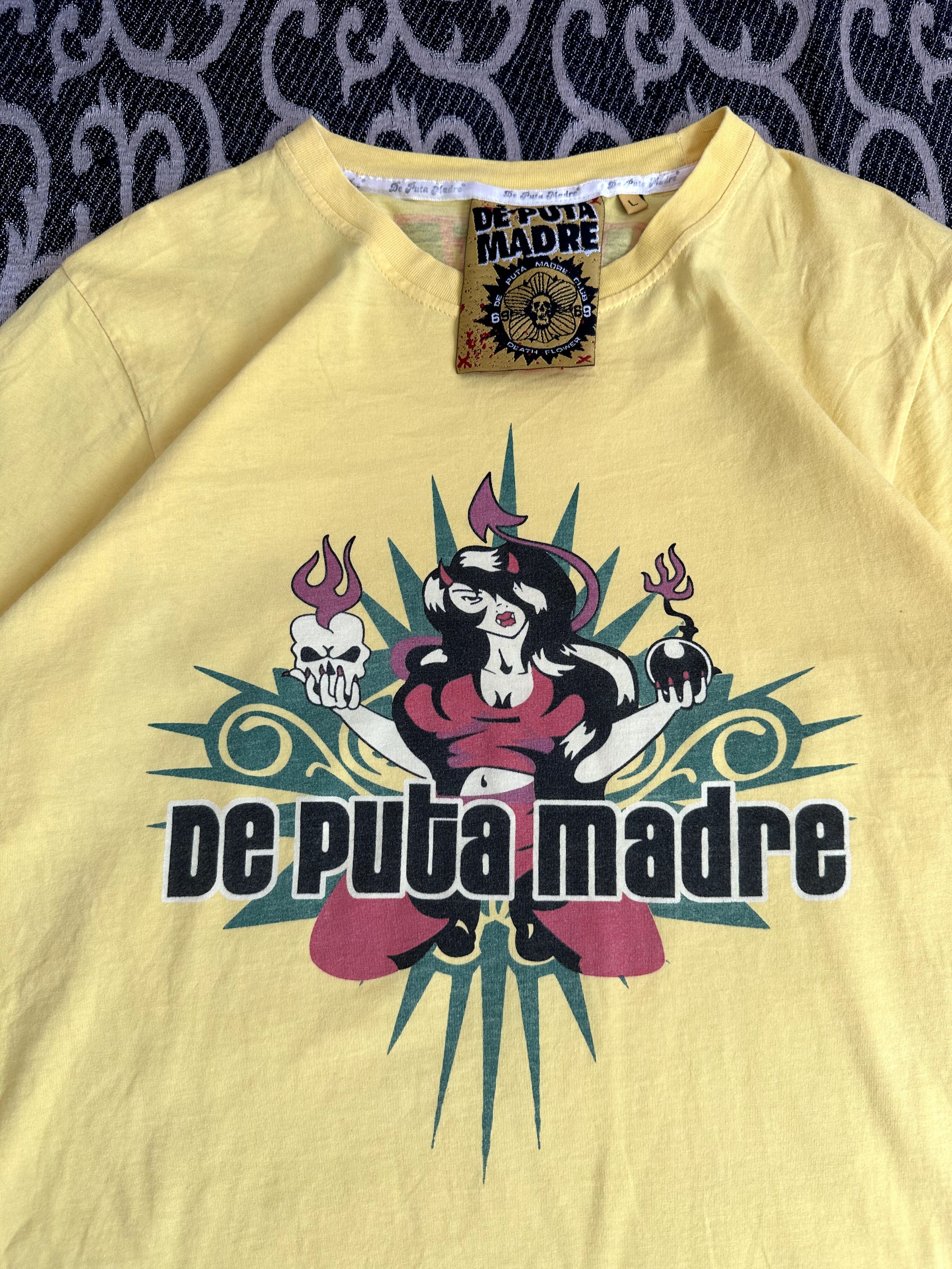 If Six Was Nine Vintage De Puta Madre T-shirt Y2K Streetwear SOUL TAKER Size US M / EU 48-50 / 2 - 4 Thumbnail