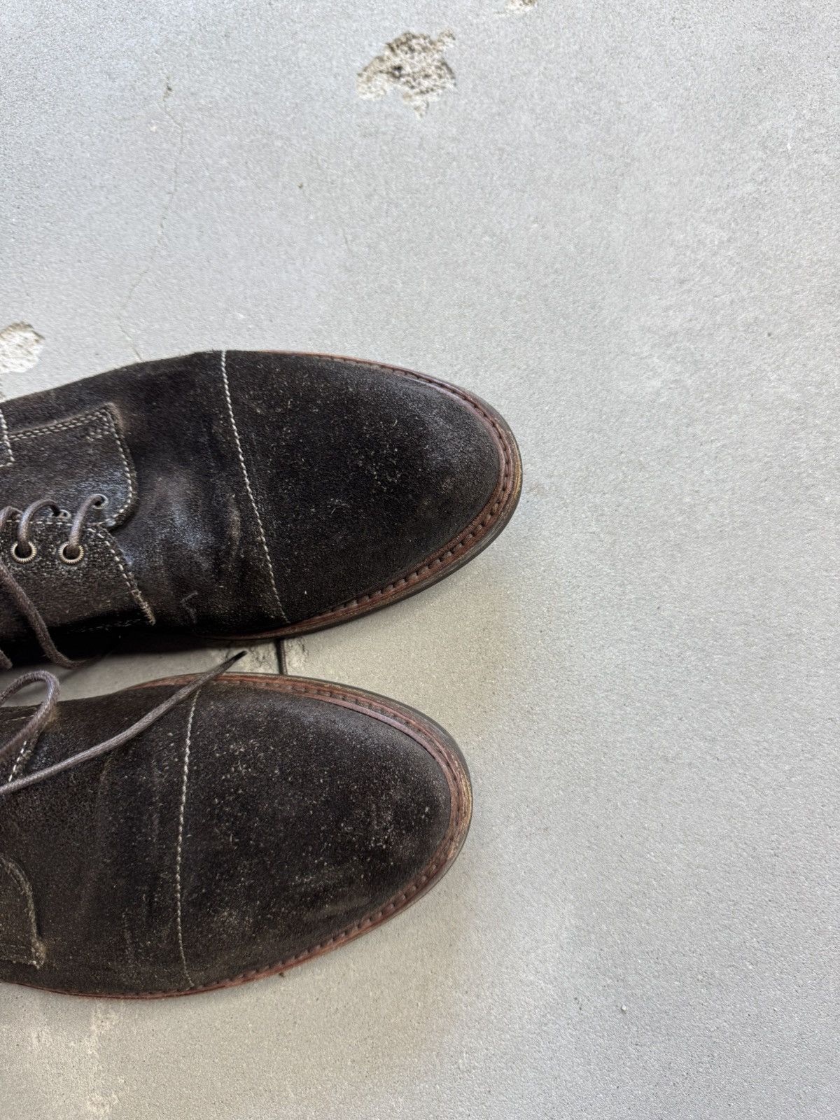 Genuine Leather × MoMA Moma avant garde real leather brogue shoes Size US 8 / EU 41 - 6 Thumbnail