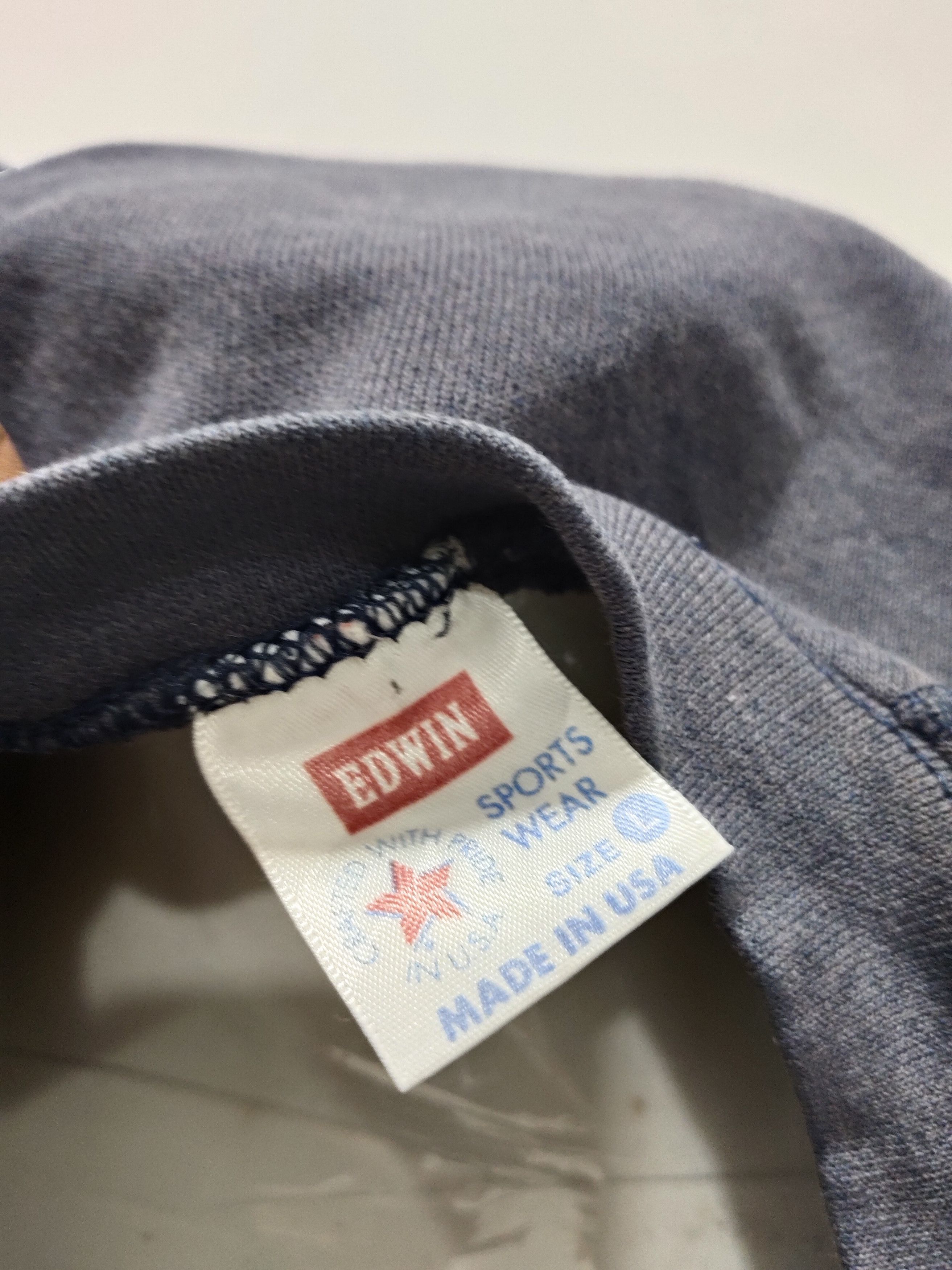 Edwin × If Six Was Nine × Vintage Vintage 90s Edwin Used Car Sweatshirt Size US L / EU 52-54 / 3 - 5 Thumbnail