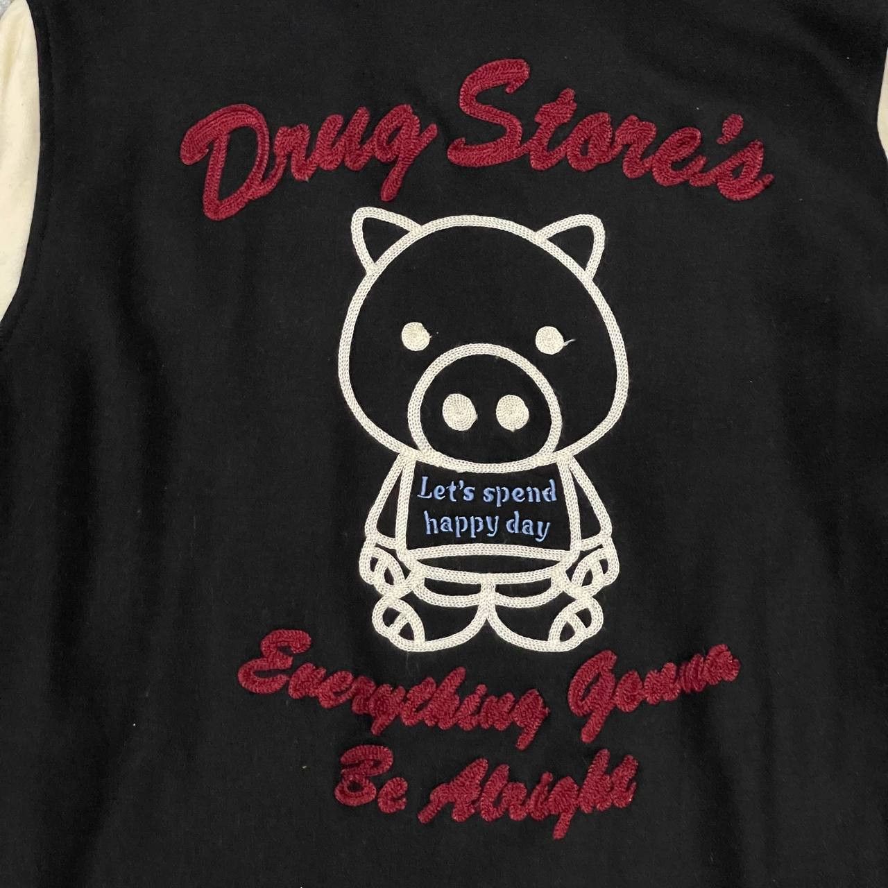 Japanese Brand Vintage Drug Store's Varsity Hooded Jacket Size US M / EU 48-50 / 2 - 5 Thumbnail
