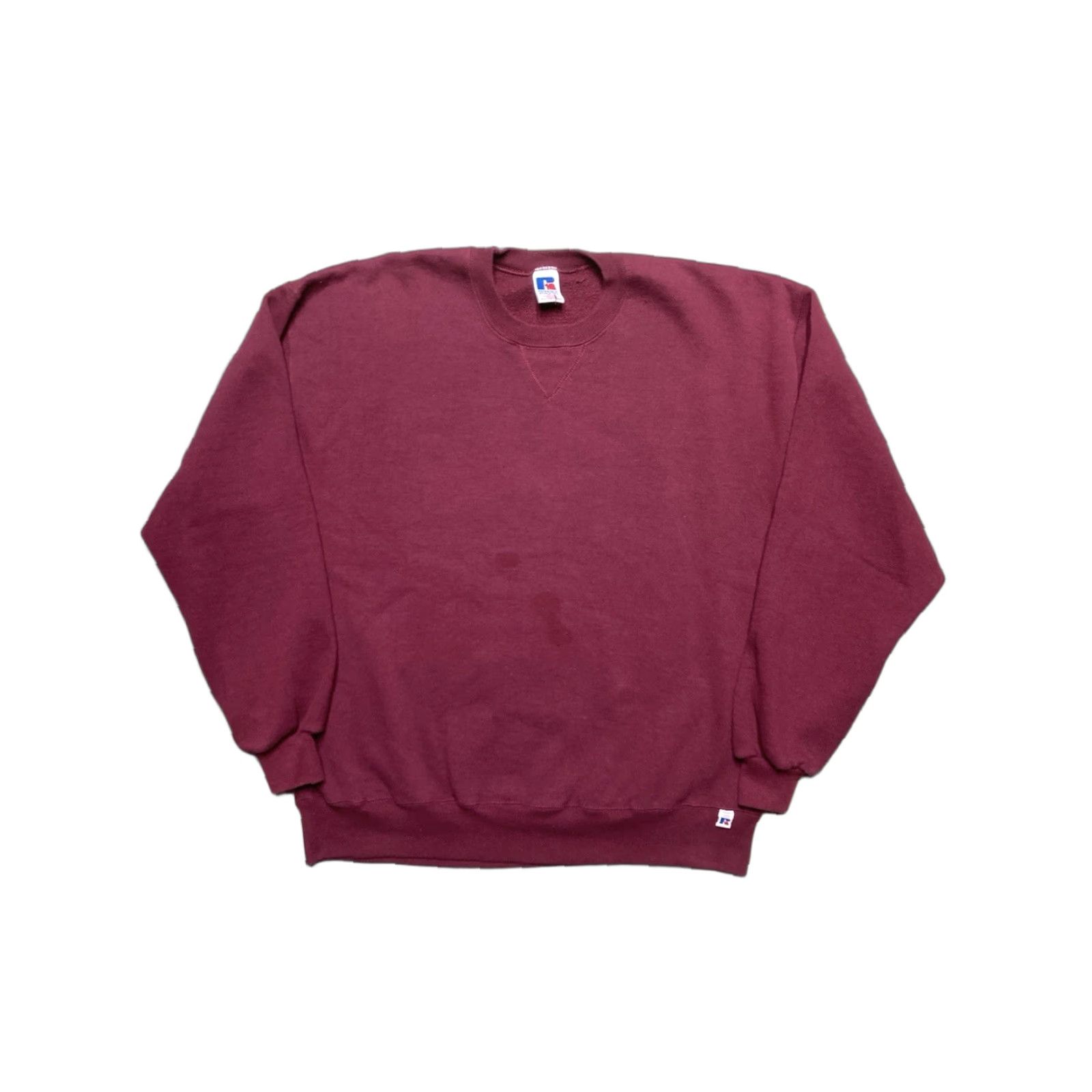 Russell Athletic VINTAGE Russell Athletic Crewneck Sweatshirt Men XL 90s Maroon Red Pullover Shirt Mens Size US XL / EU 56 / 4 - 1 Thumbnail