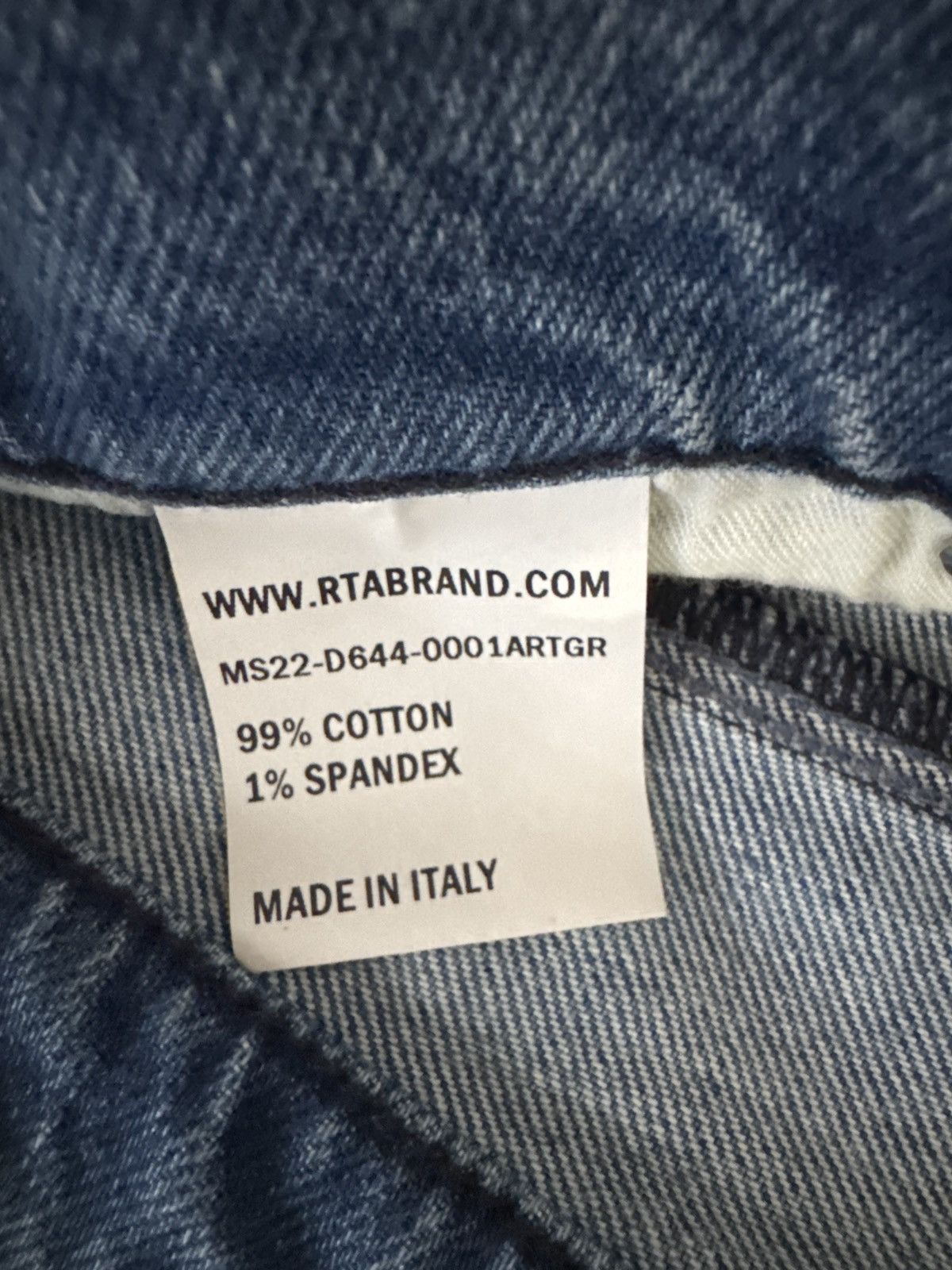 Rta RTA DENIM Size US 33 - 12 Thumbnail