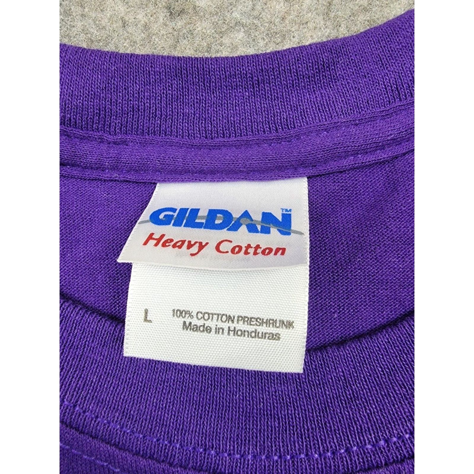 Gildan Led Zeppelin Shirt Adult Large Purple Astronauts Band Gildan Heavy Cotton Shirt Mens Size US L / EU 52-54 / 3 - 3 Thumbnail