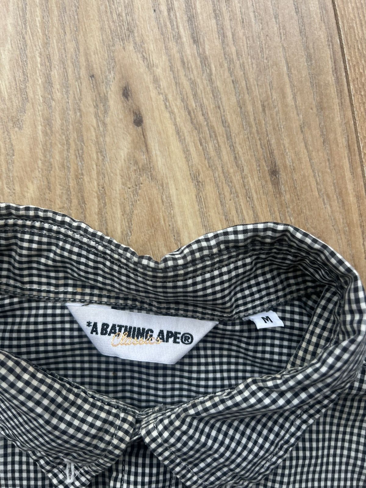 Bape 00’s BAPE CHECKED SHORT SLEEVE SHIRT Y2K Size US M / EU 48-50 / 2 - 5 Thumbnail