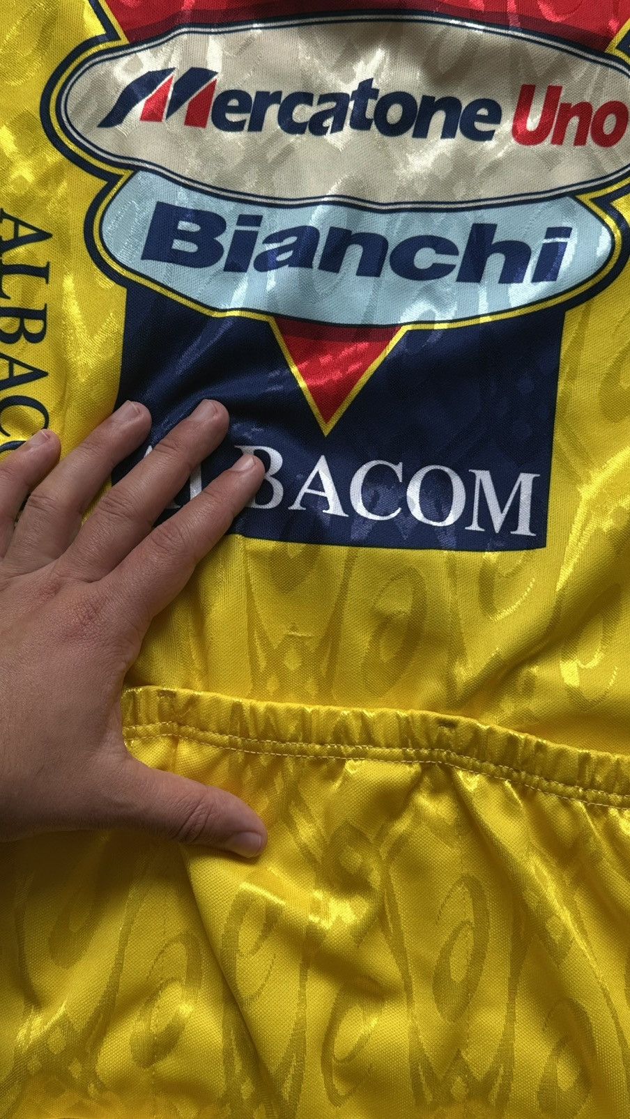 1999 Asics Bianchi Mercatone Uno Vintage Cycling Jersey