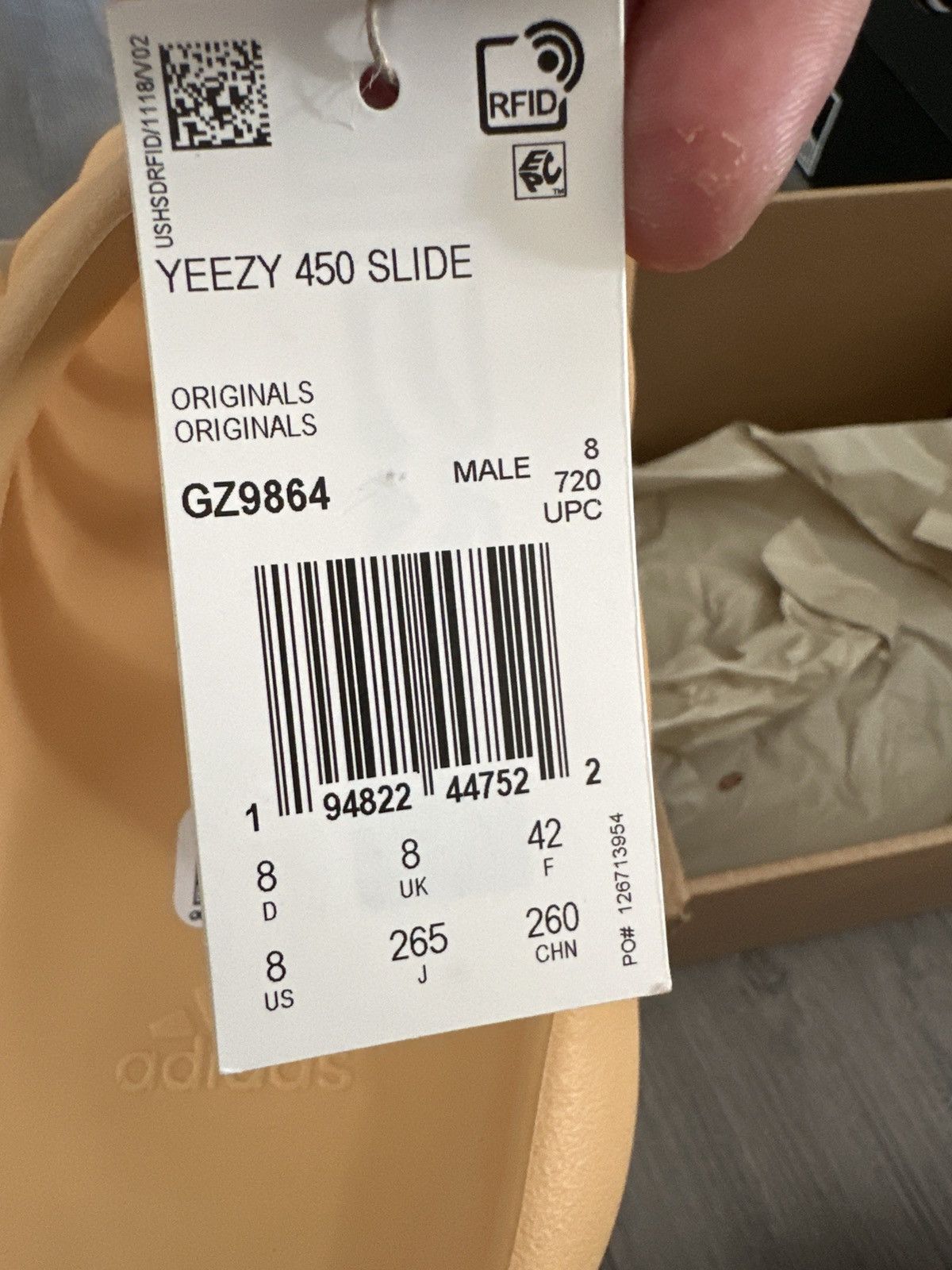 Adidas × Yeezy Yeezy 450 slide Size US 8 / EU 41 - 9 Thumbnail