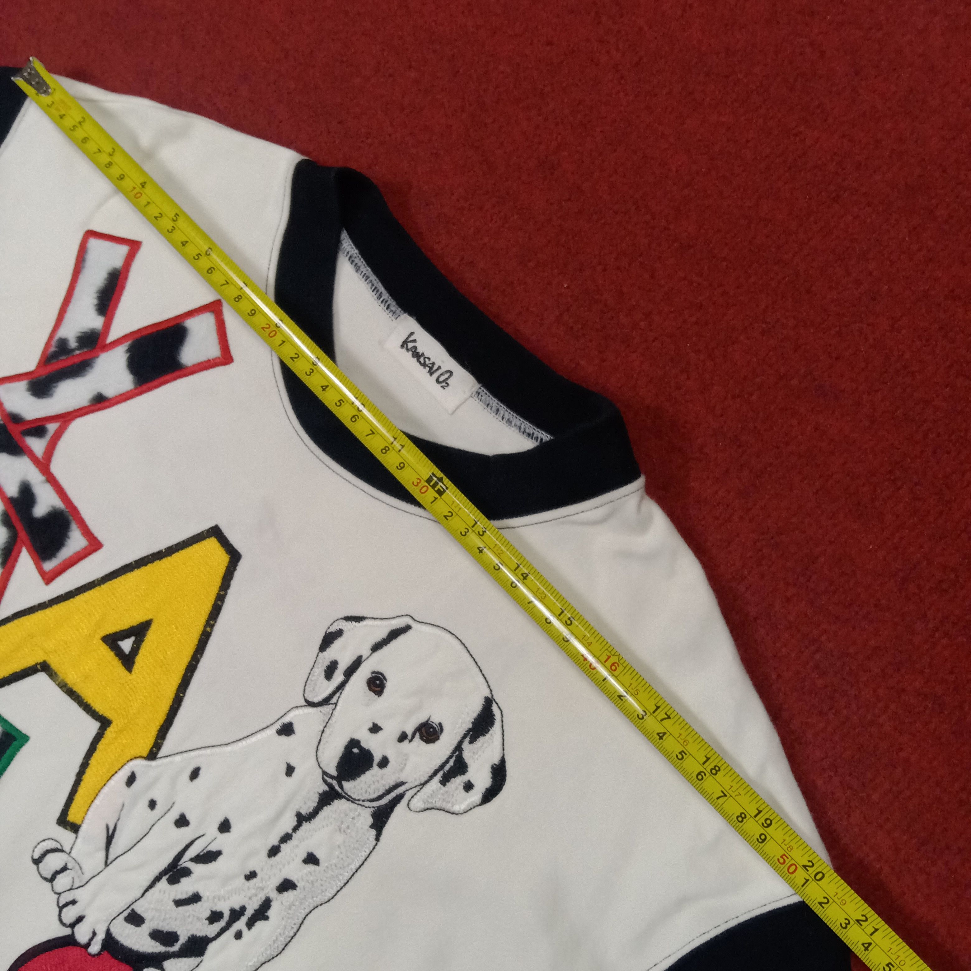 Japanese Brand × Kansai Yamamoto × Vintage Kansai Spell Out Dalmatians Style Sweatshirt Size US L / EU 52-54 / 3 - 13 Thumbnail