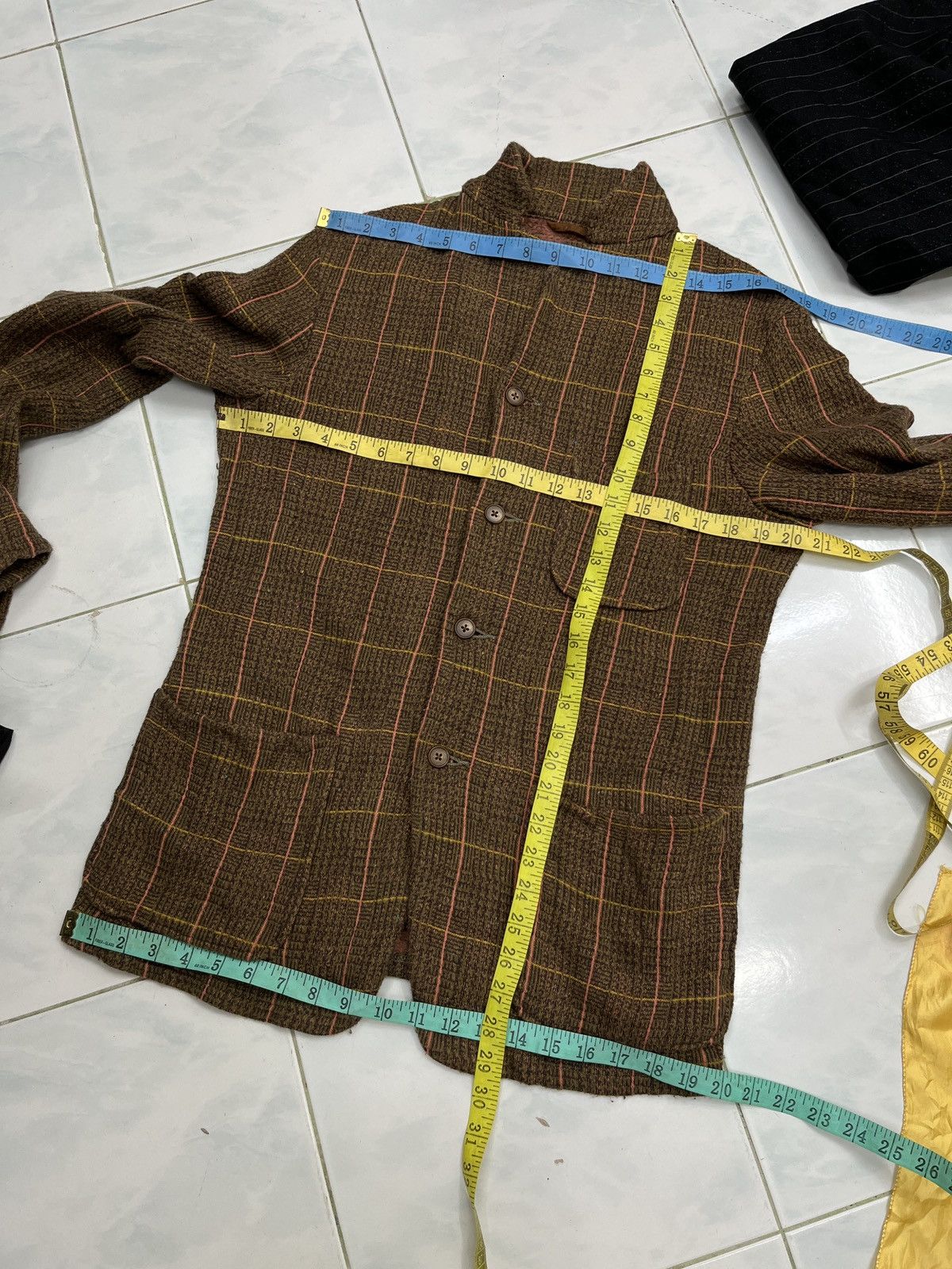Kapital 🔥🔥🔥ARCHIVE KAPITAL KOBE TWEED KNIT FLEECE JACKET Size US M / EU 48-50 / 2 - 17 Thumbnail