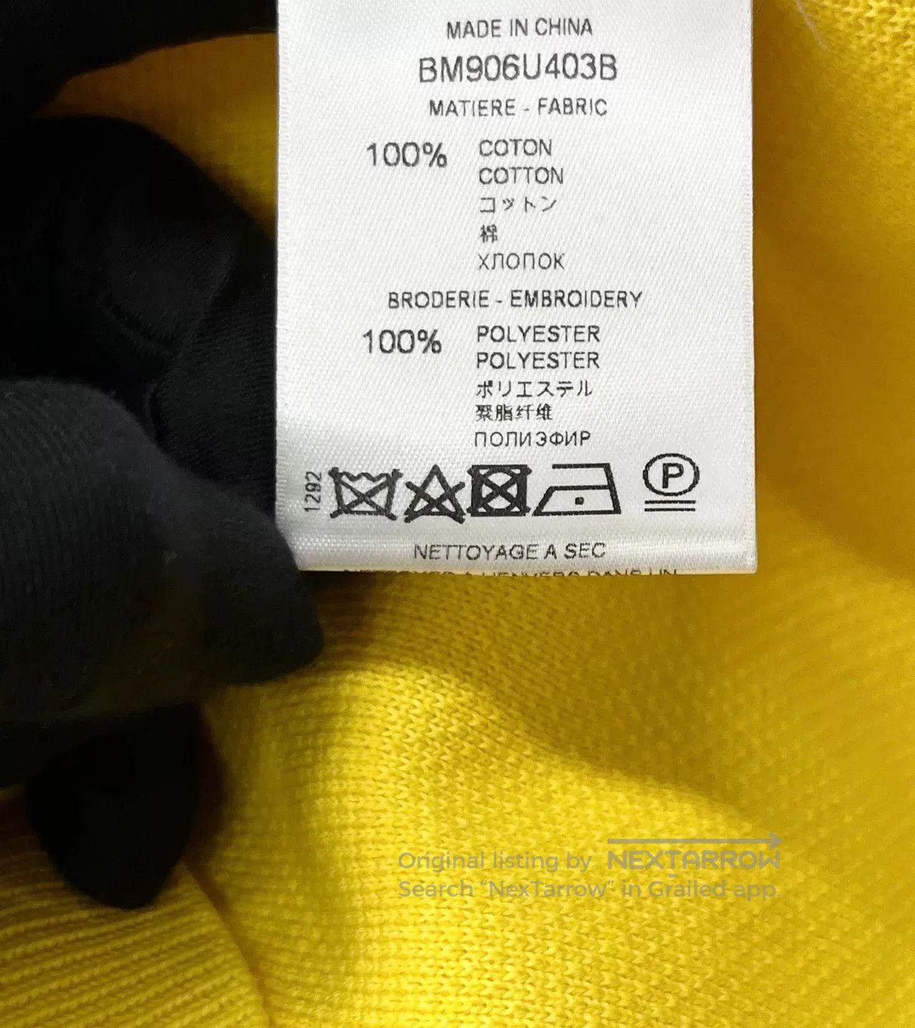 Givenchy givenchy lemon yellow embroidered logo knit sweater. Size M / US 6-8 / IT 42-44 - 3 Thumbnail