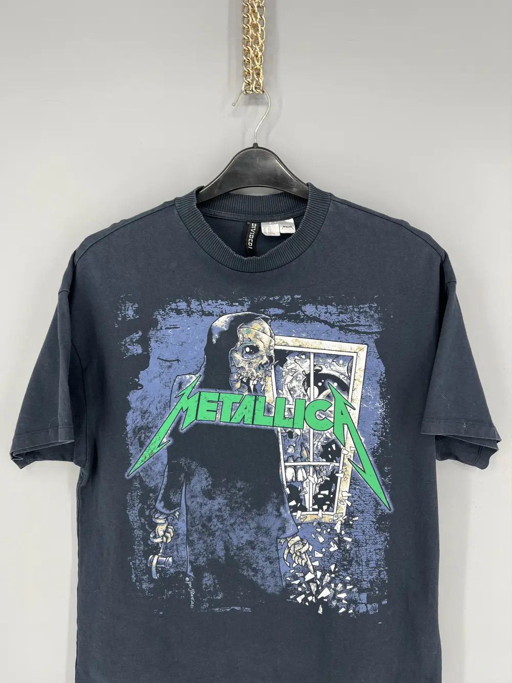 Band Tees Vintage Y2K Metallica Skulls Dead Face Band Rock Streetwear Size US L / EU 52-54 / 3 - 6 Thumbnail
