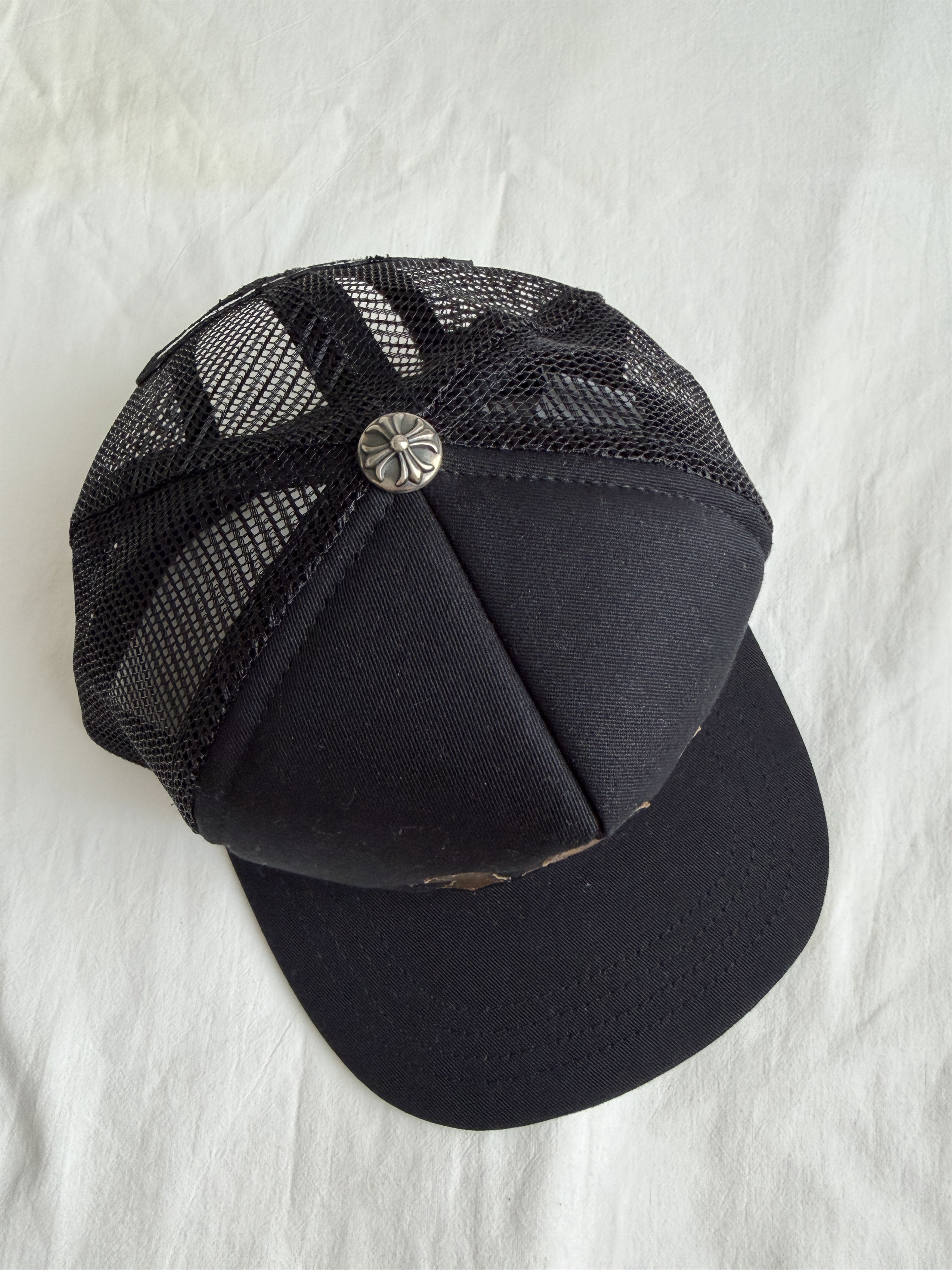 Chrome Hearts Black 3 patch camo trucker hat Size ONE SIZE - 2 Thumbnail