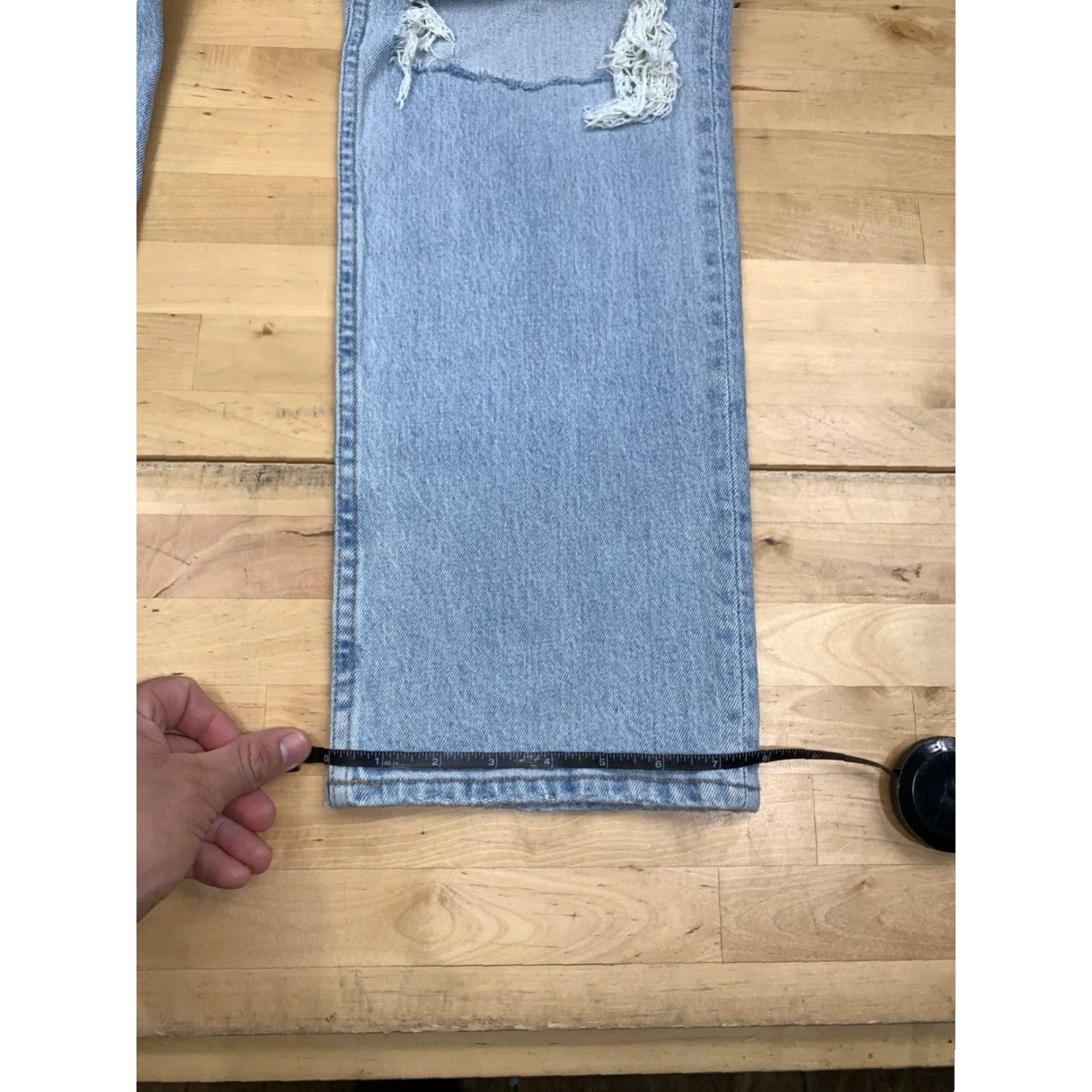 Abercrombie & Fitch Abercrombie & Fitch The 90's Straight Ultra High Rise Jeans Womens 10R #8938 Size 32" / US 10 / IT 46 - 7 Thumbnail