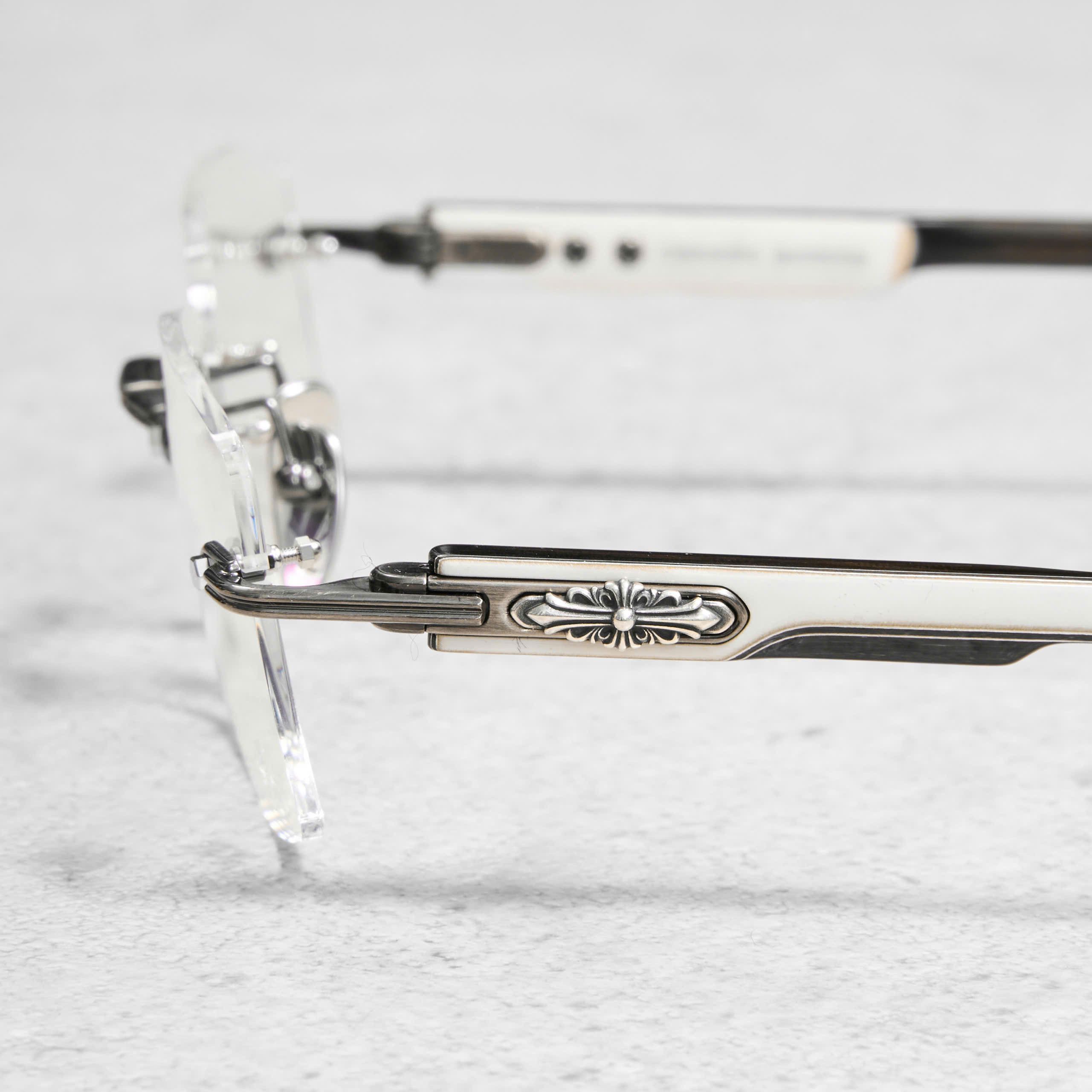 Chrome Hearts CHROME HEARTS DEEP II Antique Silver/White Ebony Wood-PV Sun Size ONE SIZE - 2 Thumbnail