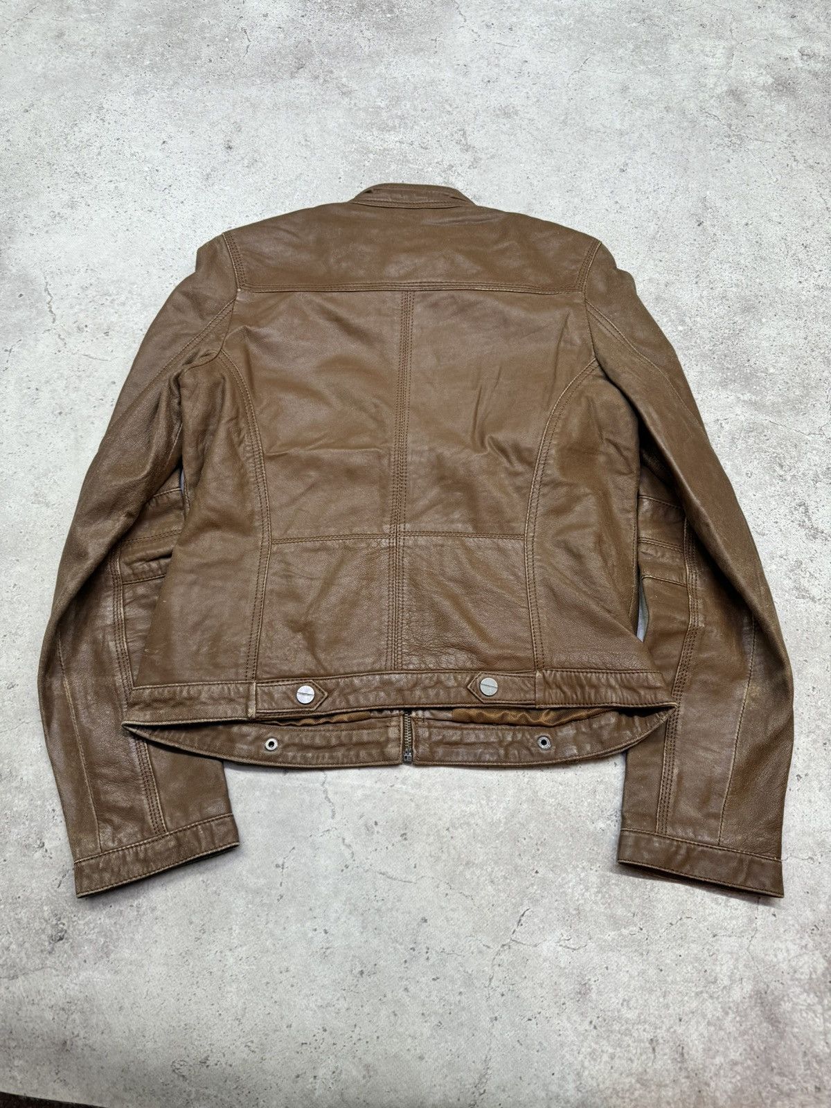 Tornado Mart Vintage 00s Multi-pocket Real Leather Jacket Size US M / EU 48-50 / 2 - 6 Thumbnail