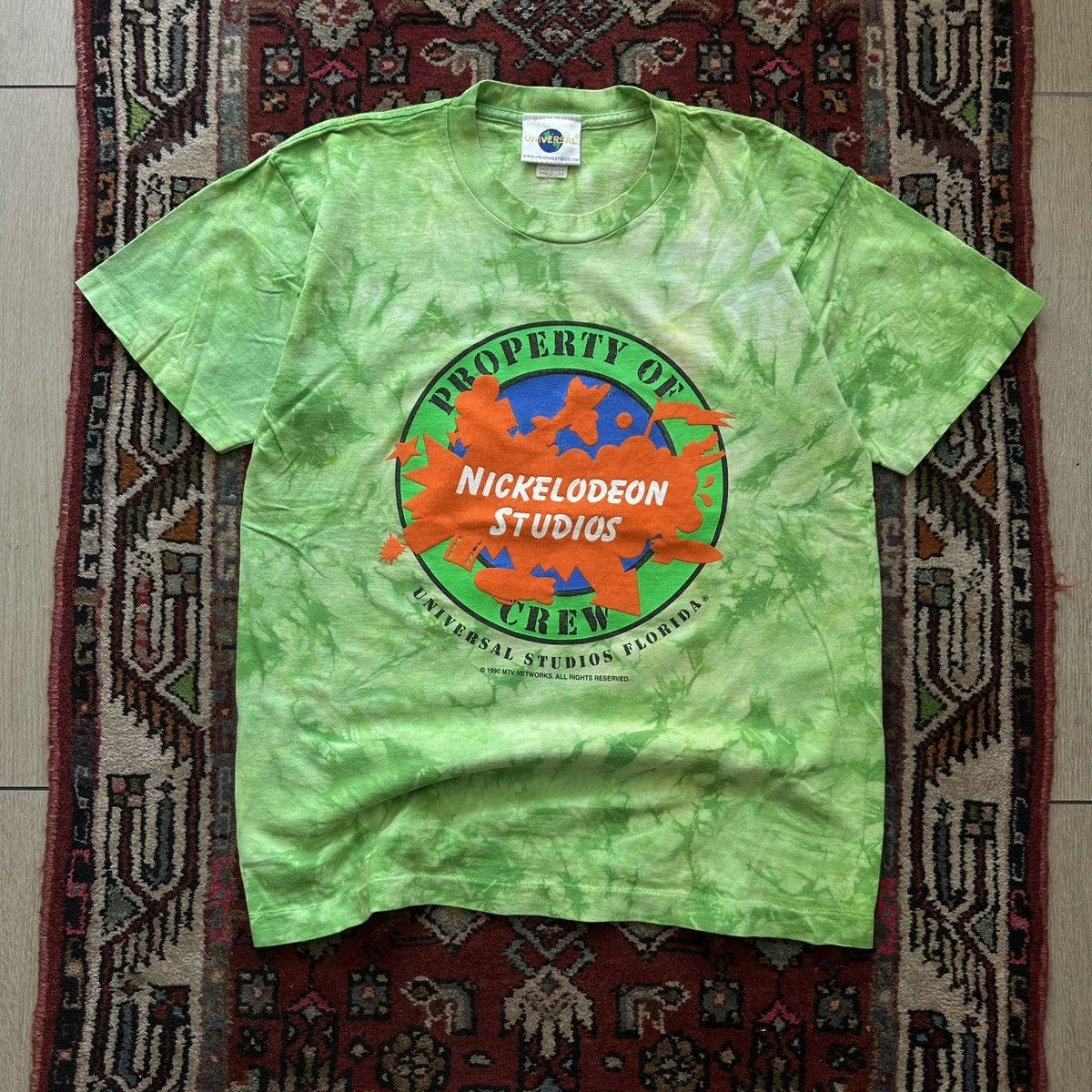 Nickelodeon Vintage 90s Nickelodeon Studios Crew Universal Studios Size US M / EU 48-50 / 2 - 1 Thumbnail