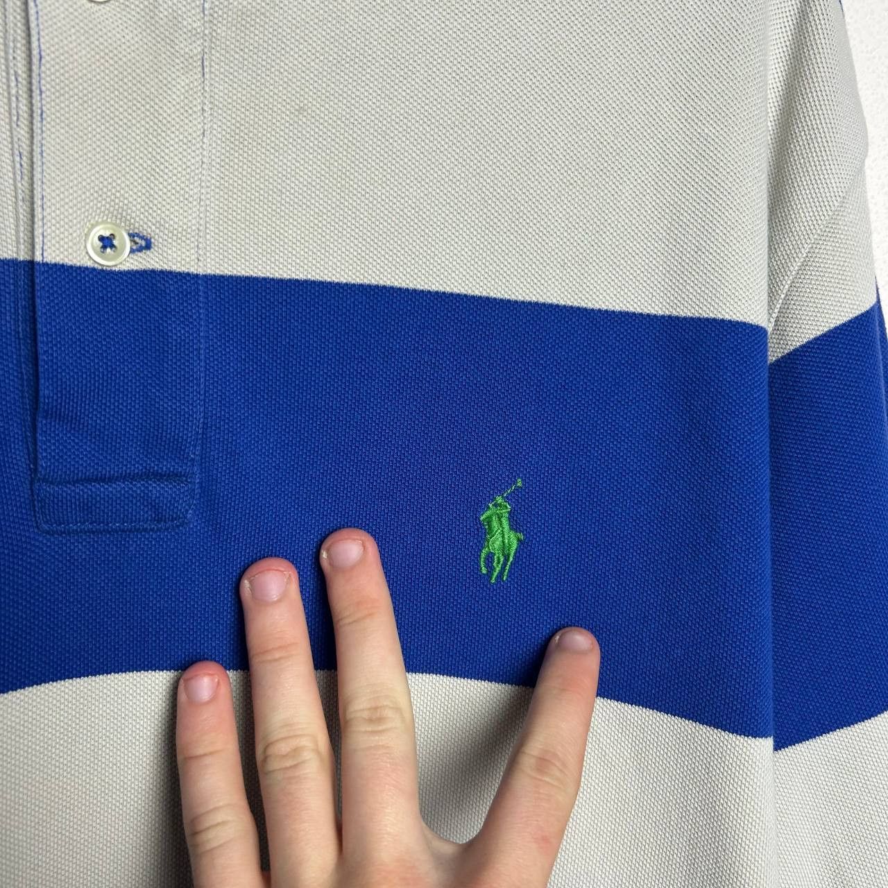Polo Ralph Lauren Vintage Polo Ralph Lauren small pony streetwear polo Size US L / EU 52-54 / 3 - 3 Thumbnail