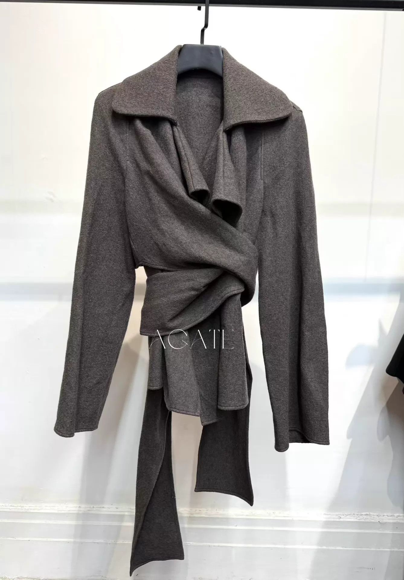 Lemaire Lemaire Wool Cross Strap Blazer Gray-Brown FR36 Size XS / US 0-2 / IT 36-38 - 3 Thumbnail