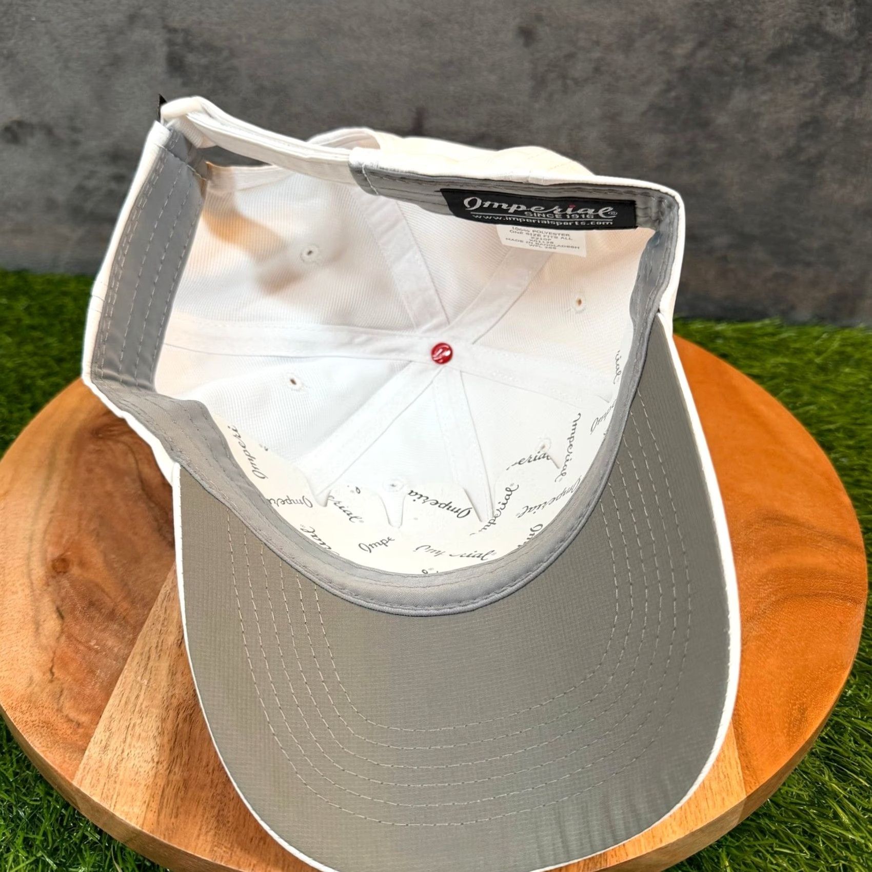 Imperial Imperial Golf Hat Womens UPF 50+ True Fit White Pinehurst 124th US Open Logo Adjustable Lightweight Moisture Wicking Size ONE SIZE - 7 Thumbnail