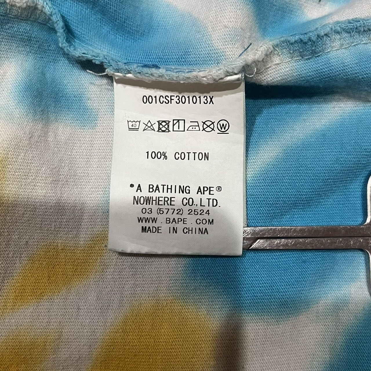 Bape BAPE Tie Dye Tee Size US L / EU 52-54 / 3 - 12 Thumbnail