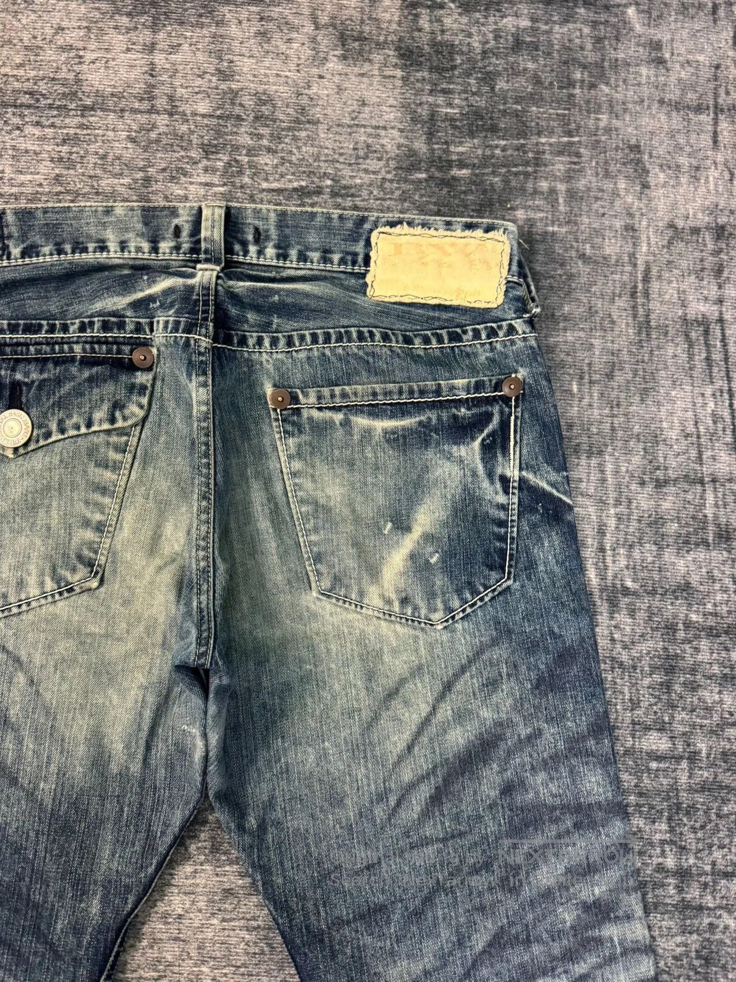 Vintage Vintage Blue Japanese Washed Jeans. Size US 34 / EU 50 - 6 Thumbnail
