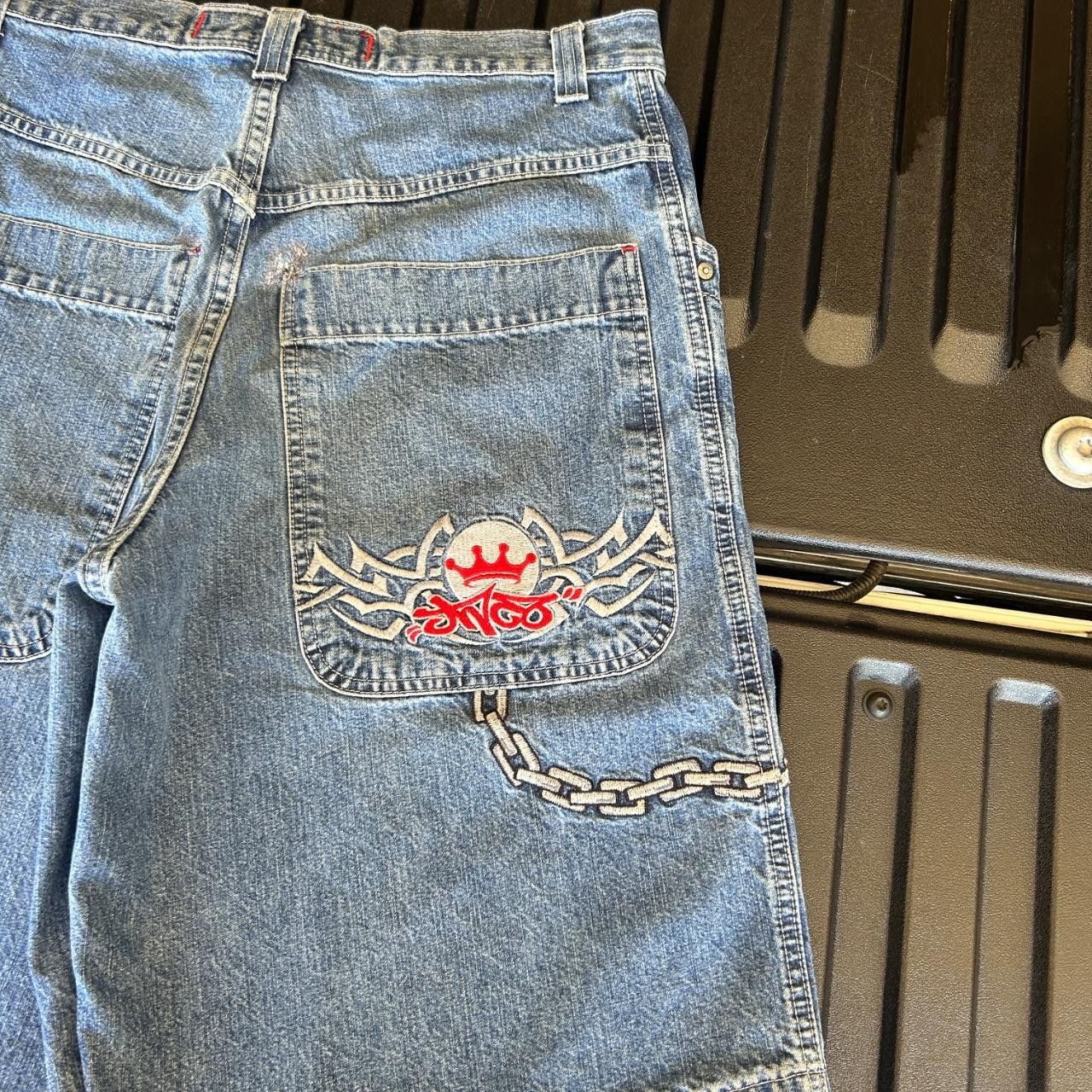 JNCO vintage JNCO chain jorts Size US 34 / EU 50 - 2 Thumbnail