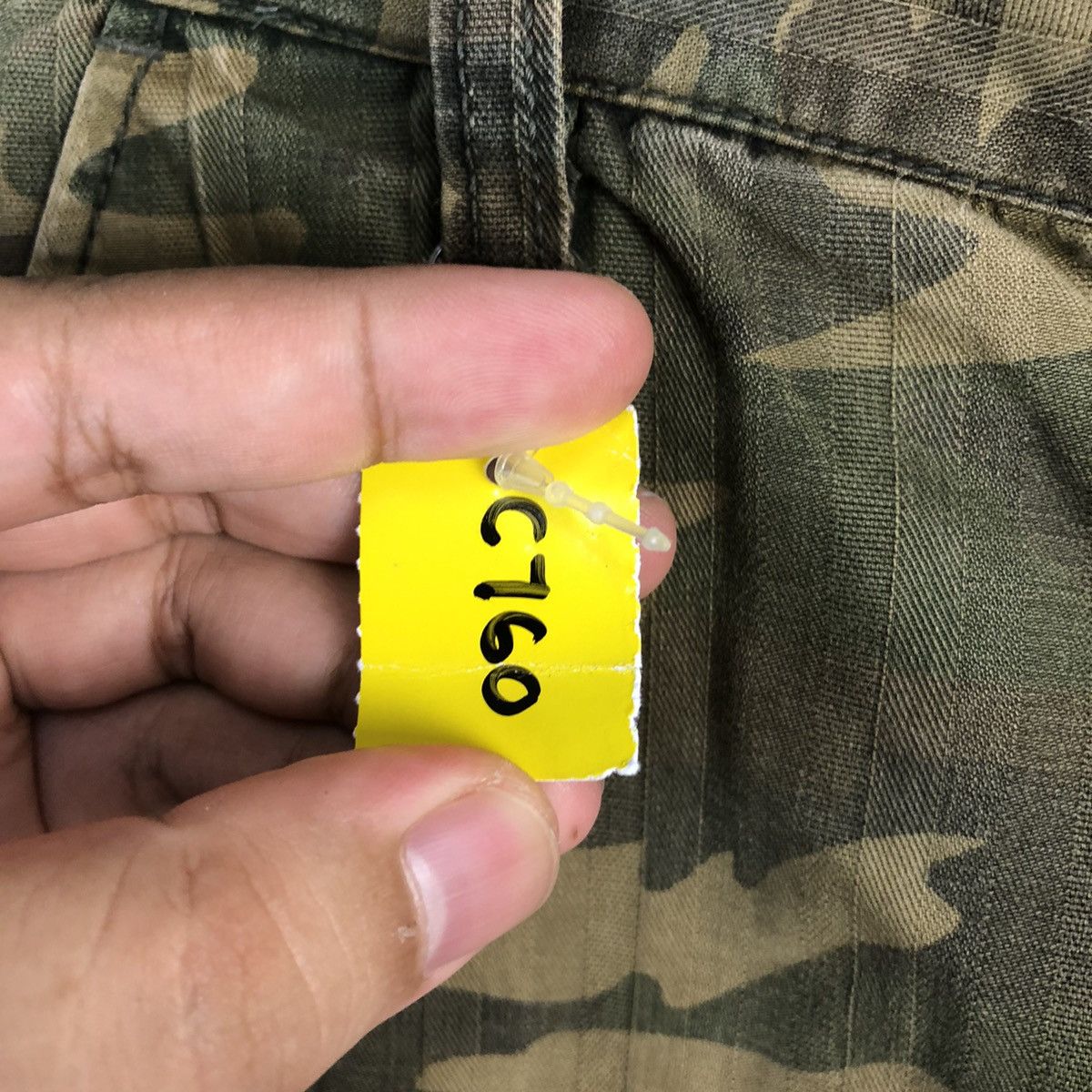 Japanese Brand DLL Ships Green Camo Cargo Multipocket Pants #C760 Size US 28 / EU 44 - 11 Thumbnail