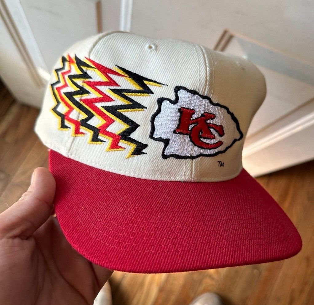 Pro Line × Vintage 1990s KC chiefs Kansas City SnapBack Size ONE SIZE - 2 Thumbnail