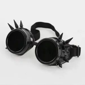 Electric Visual × Japanese Brand Black Welding Round Rivet Spiked Goggle Size ONE SIZE - 4 Thumbnail