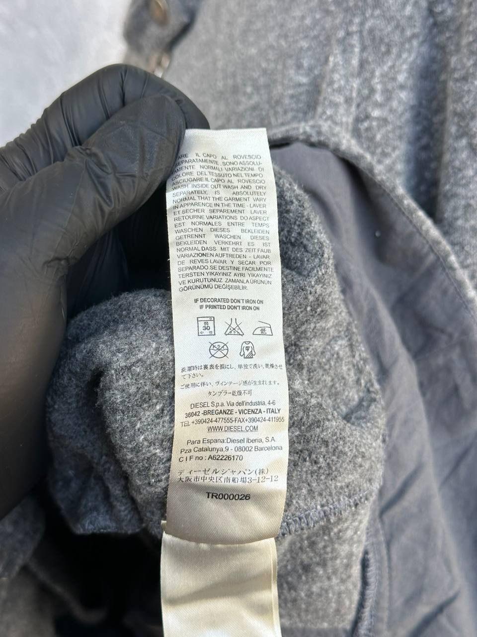 Diesel Diesel Wool Blend Avant-Garde Zip Jacket Cinch Straps Slim Size S / US 4 / IT 40 - 13 Thumbnail