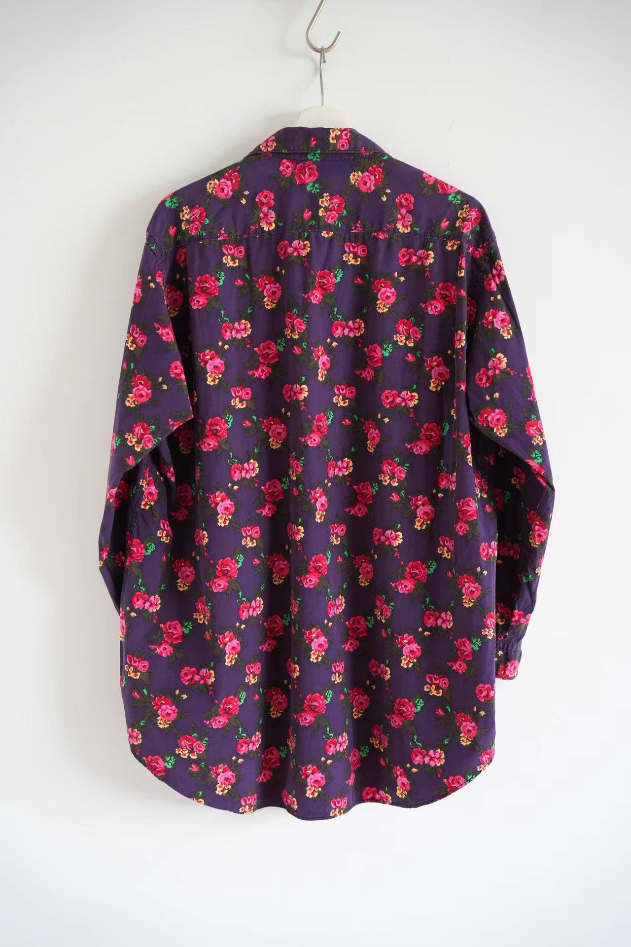 Yohji Yamamoto Yohji Yamamoto 90s All-Over Rose Print Shirt K4 Size US L / EU 52-54 / 3 - 2 Thumbnail