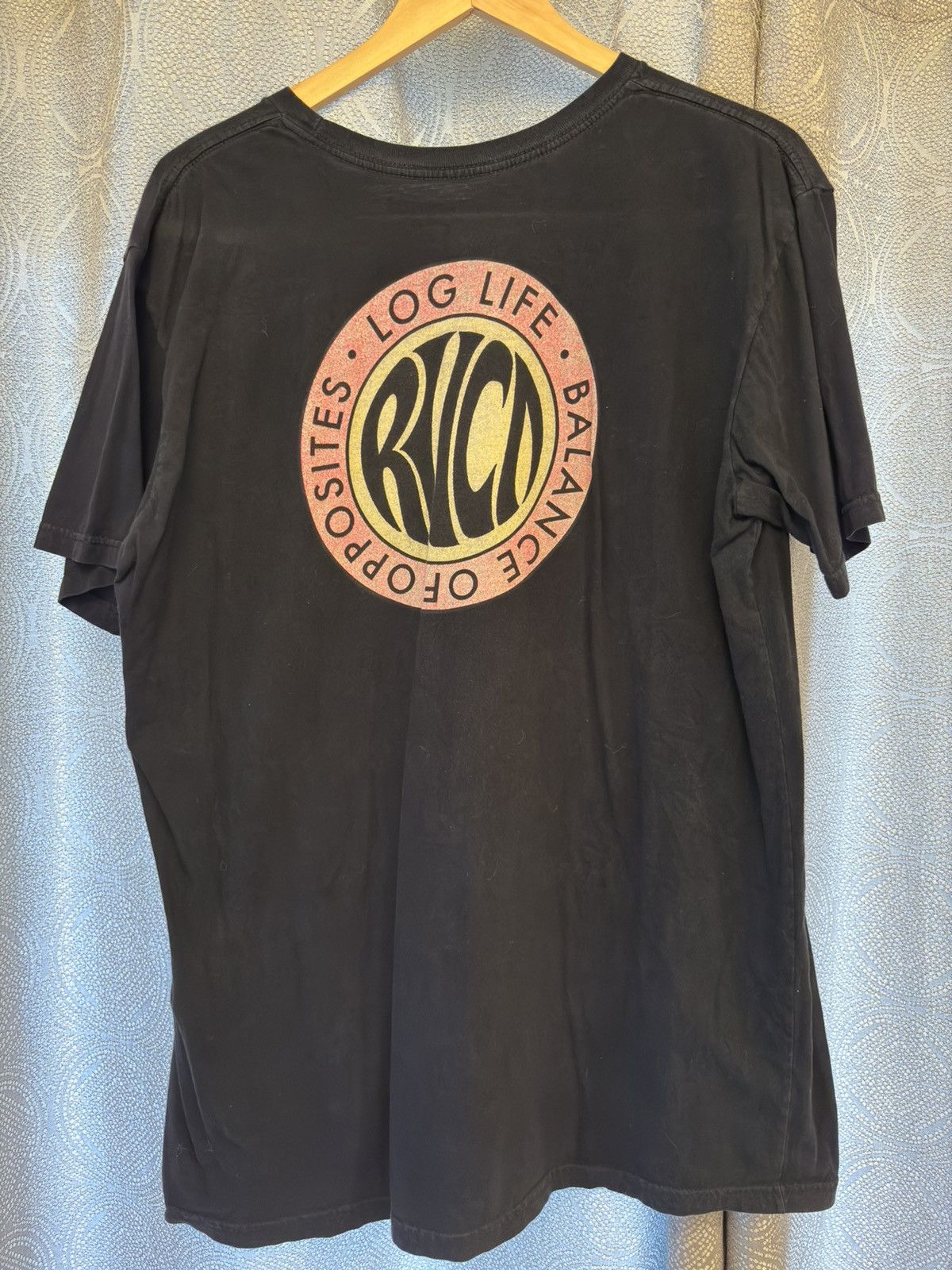 RVCA RVCA Log Life T-Shirt (Tee) Size US XL / EU 56 / 4 - 4 Thumbnail