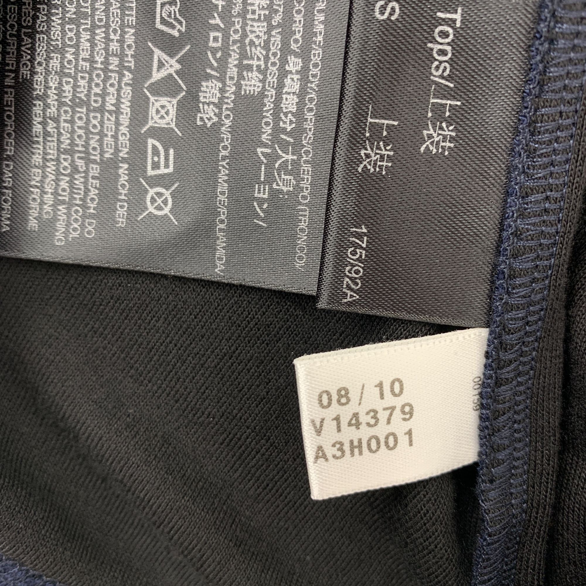 Adidas × Y-3 Y-3 Yohji Yamamoto Mens Navy & Black Crewneck Shirt Shoulder Size US S / EU 44-46 / 1 - 11 Thumbnail