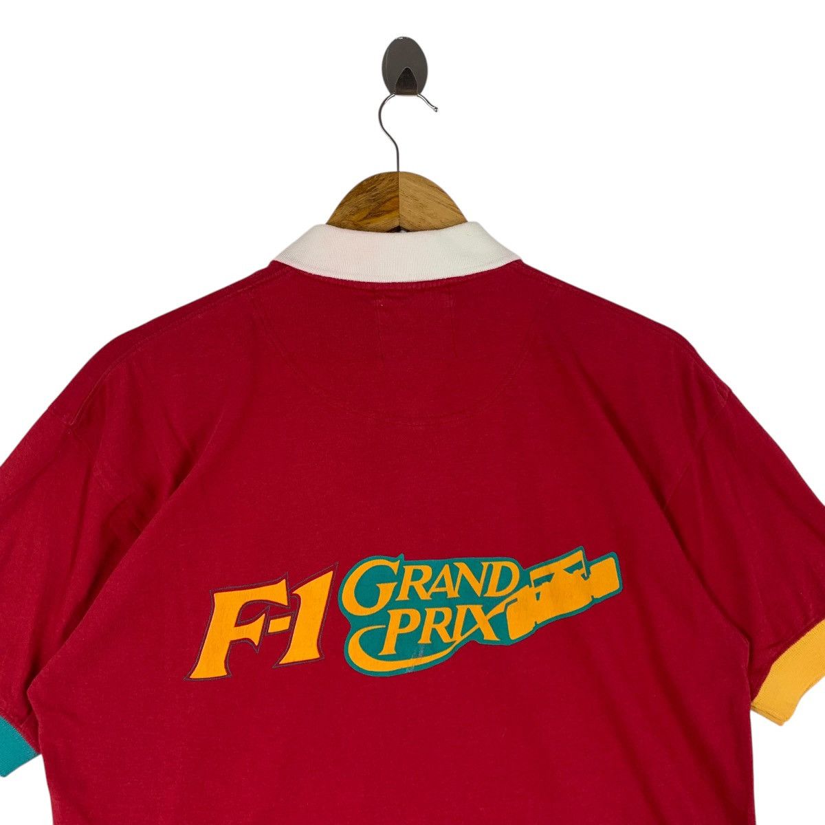 Formula 1 × Vintage Vintage F-1 GRAND PRIX centre spellout polo tee Size US M / EU 48-50 / 2 - 9 Thumbnail
