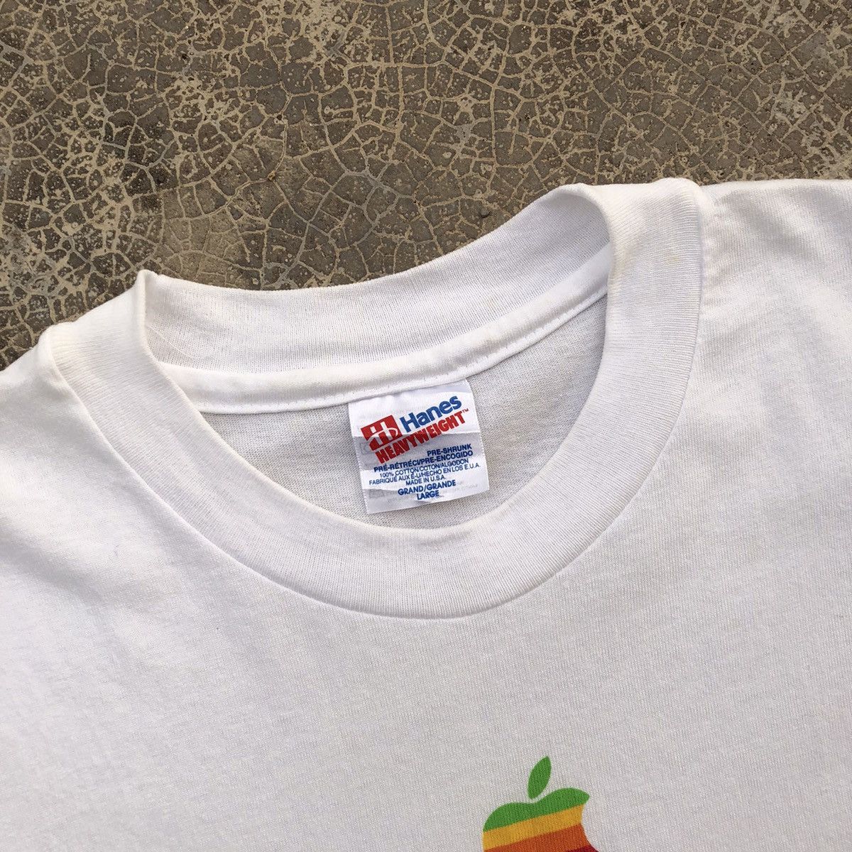 Apple × Vintage APPLE Mackintosh OG Logo T-Shirt Size US L / EU 52-54 / 3 - 4 Thumbnail