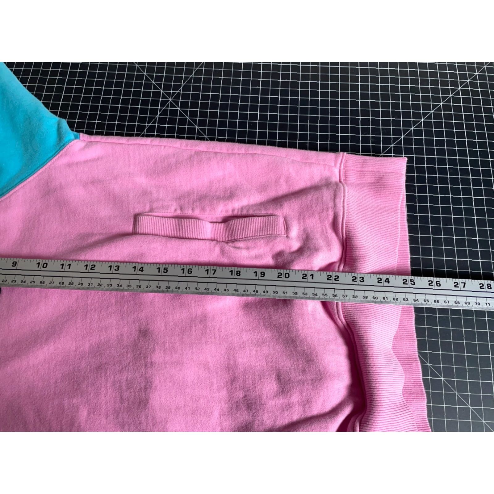 Teddy Fresh Teddy Fresh Color Block Hoodie Adult Medium Pink Purple Sweatshirt Heavyweight Hoodie Size US M / EU 48-50 / 2 - 6 Thumbnail
