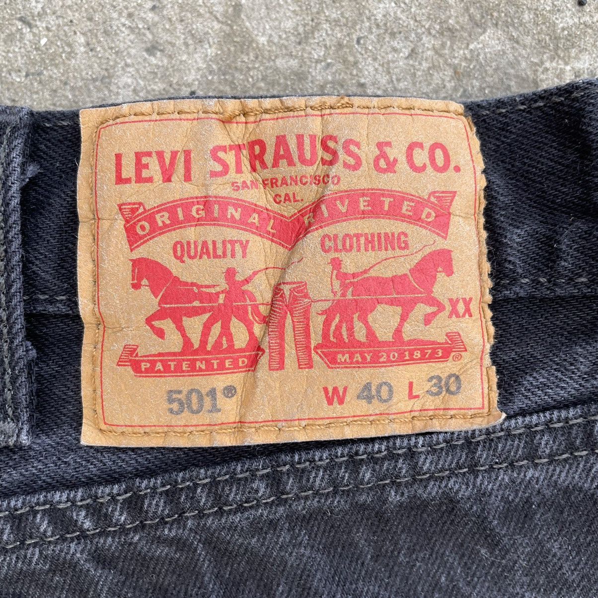 Levi's × Vintage Vintage Levi’s 501 Jeans W40xL30 Pants Trousers Y2K 90s Size US 40 / EU 56 - 5 Thumbnail