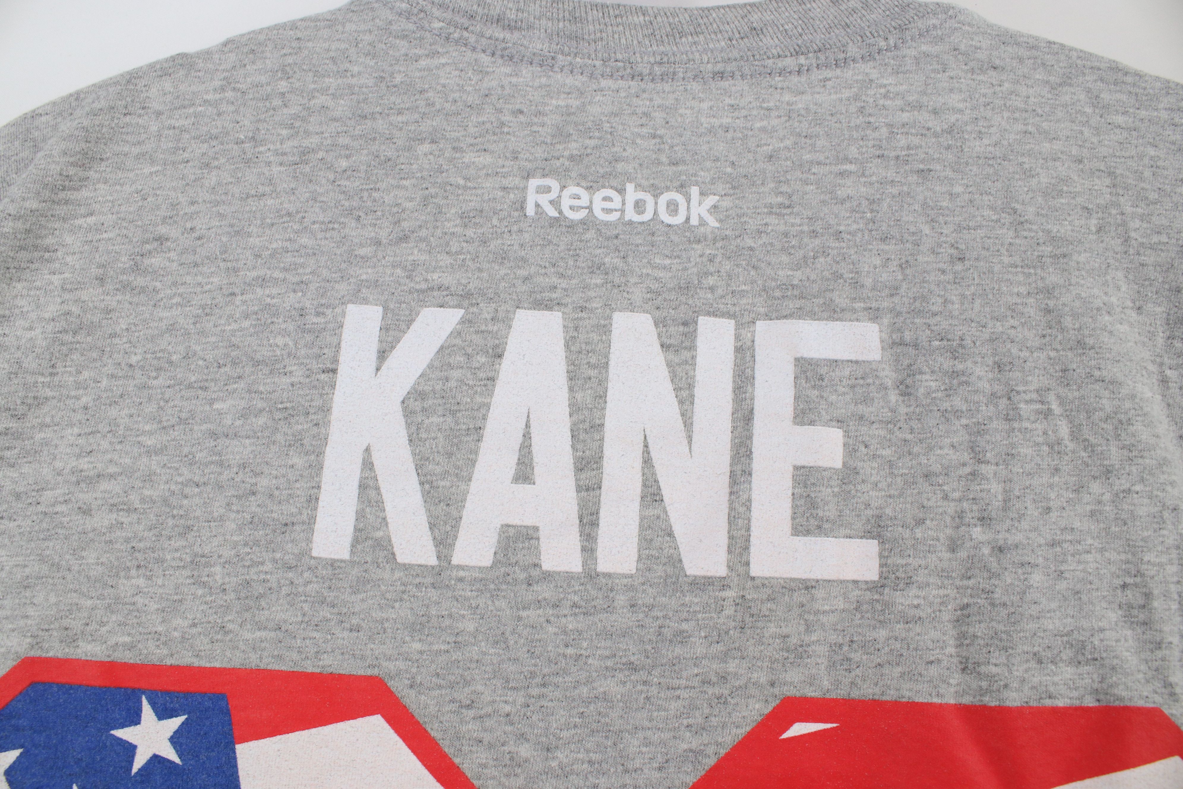 Reebok × Vintage Vintage Reebok Kane Chicago Blackhawks Hockey Jersey T-Shirt Size US L / EU 52-54 / 3 - 14 Thumbnail