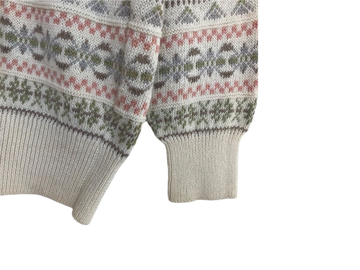 Burberry Vintage BURBERRYS fair isle pattern knit sweater Size US L / EU 52-54 / 3 - 4 Thumbnail