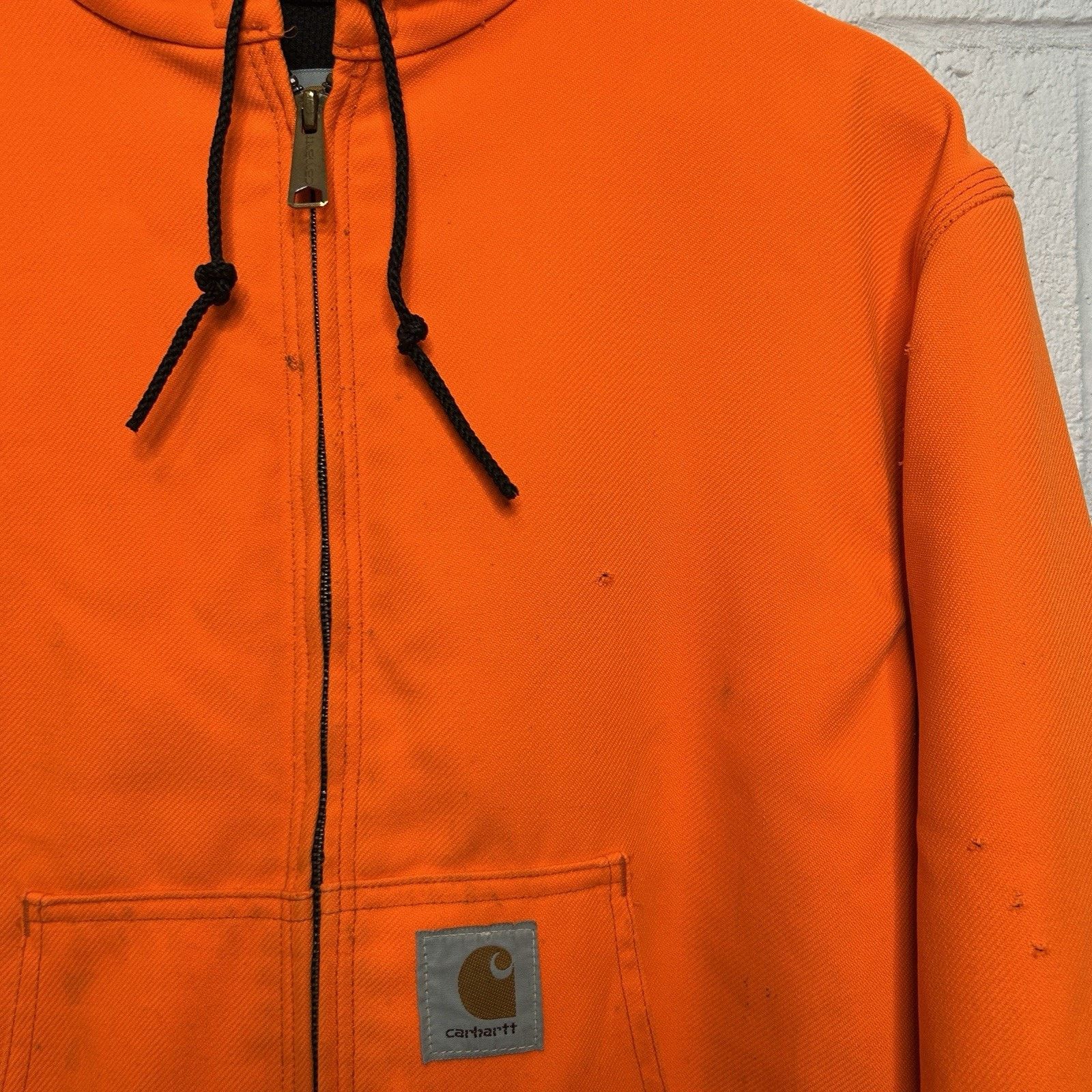 Carhartt Vintage Carhartt Hooded Active Jacket “Blaze Orange” JRW09 Size US M / EU 48-50 / 2 - 3 Thumbnail